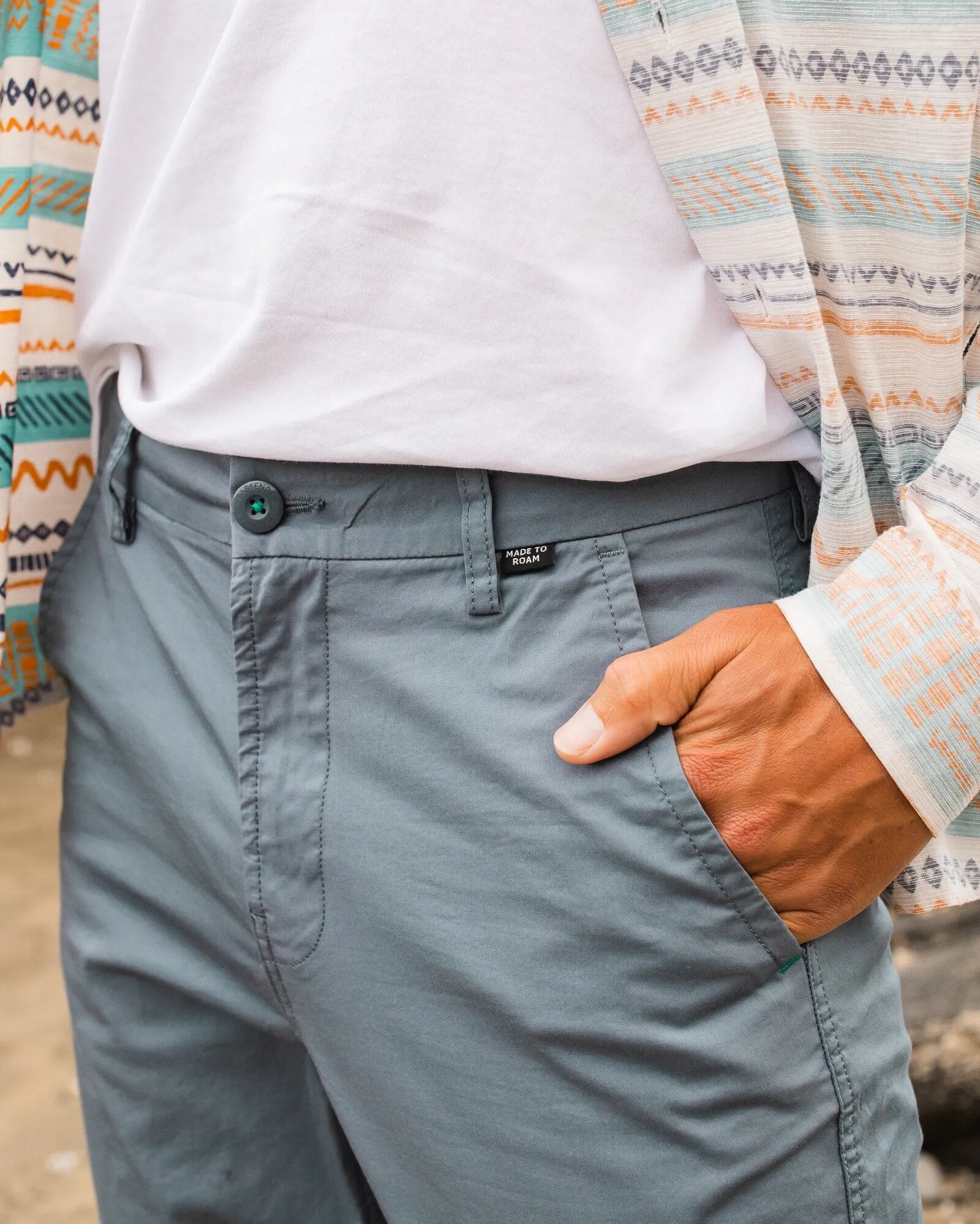 365 Light Organic Trouser - Storm Grey