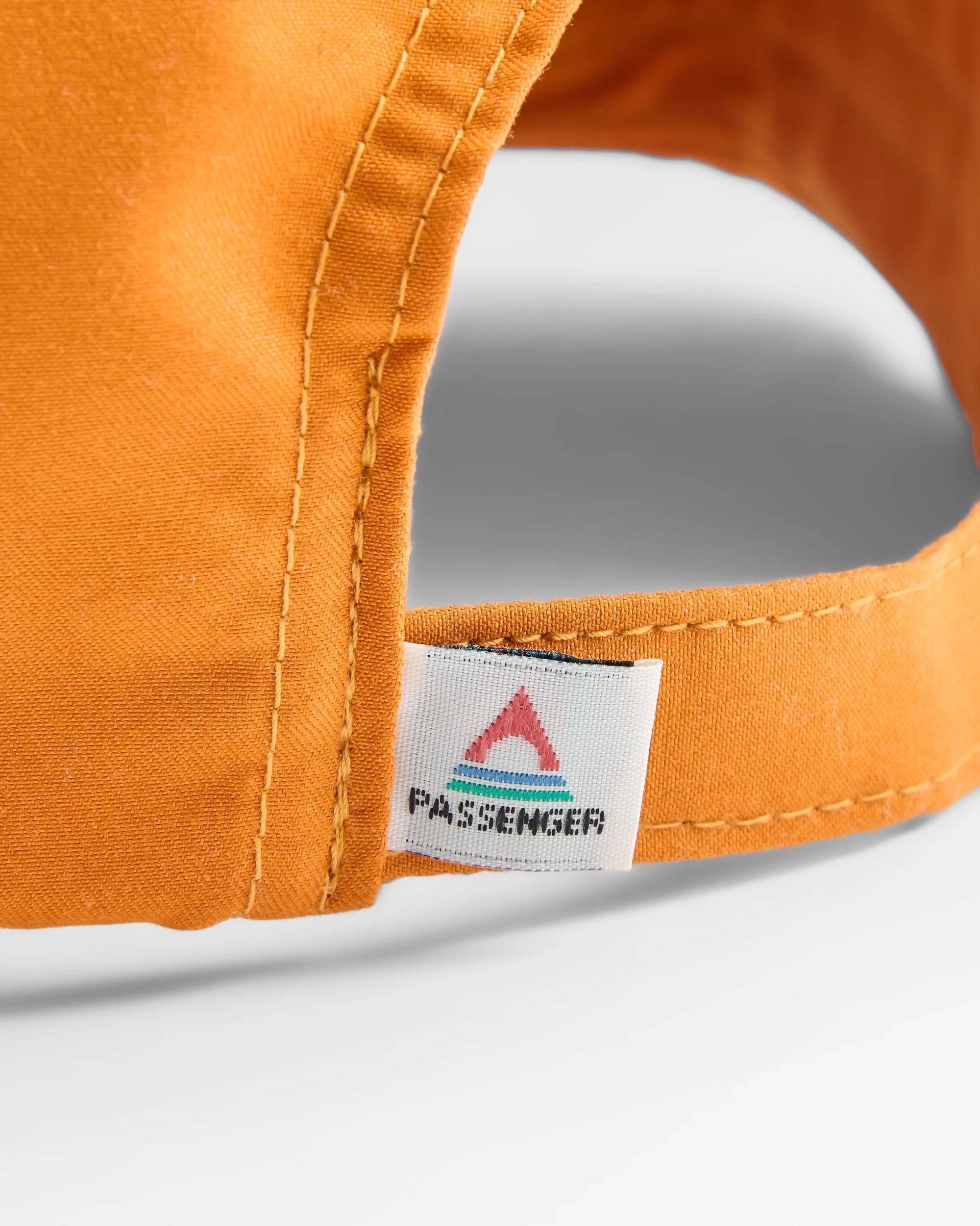 Classic Light Recycled 6 Panel Cap - Sunrise Orange