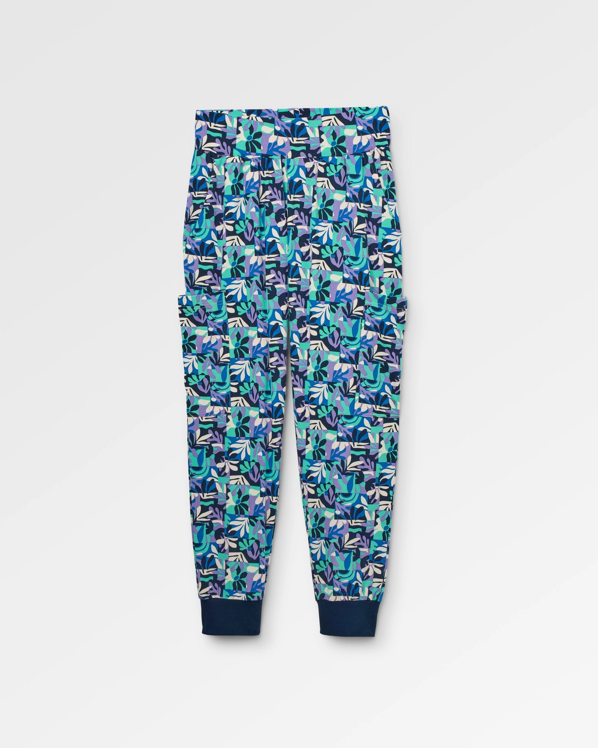 Day Dream Recycled Trouser - Mountain Foliage Purple
