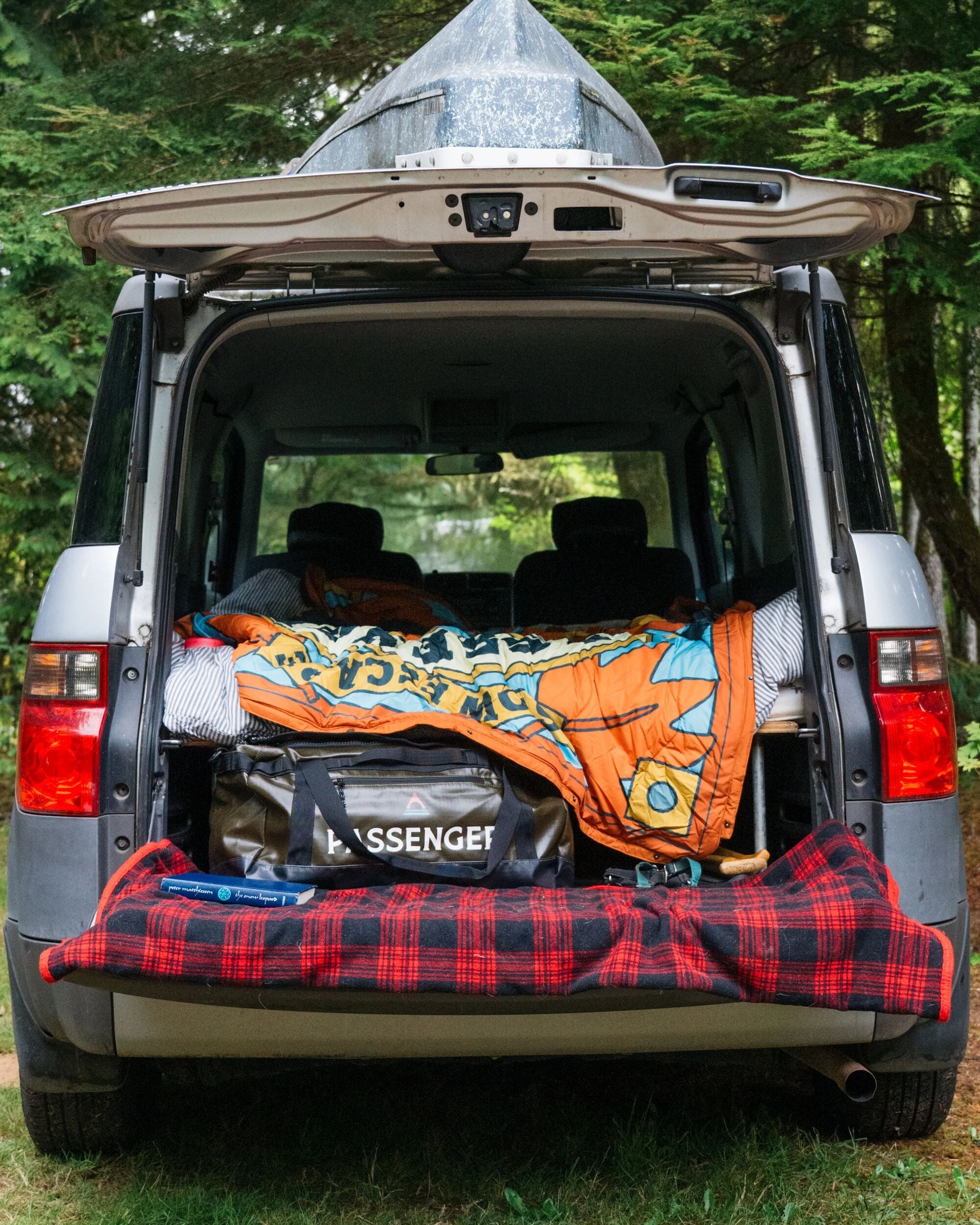 Cabin Recycled Sherpa Blanket - Retro Orange