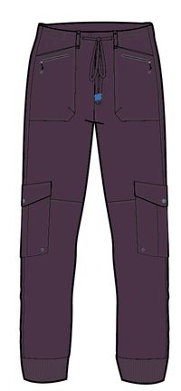 Hydrilla Organic Cotton Trouser - Deep Plum