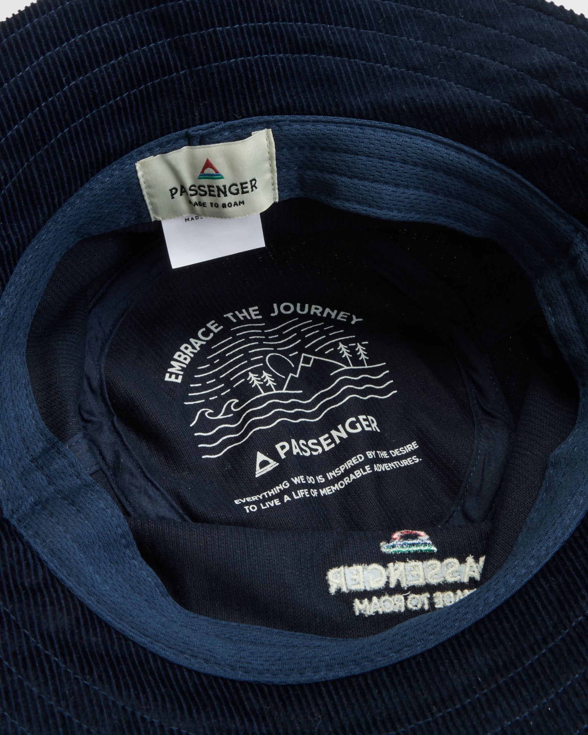 Forest Recycled Cord Bucket Hat - Deep Navy