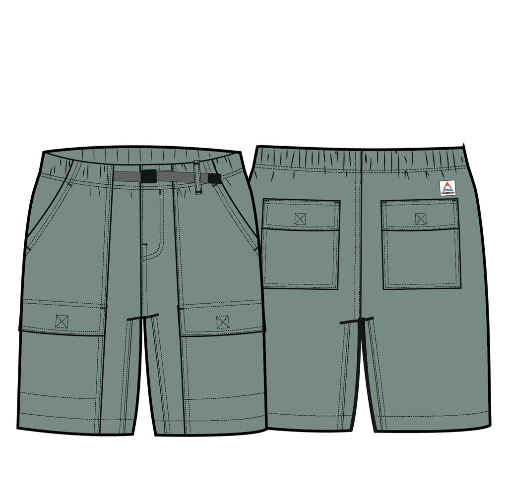 Apex Cargo Cotton Short - Pistachio