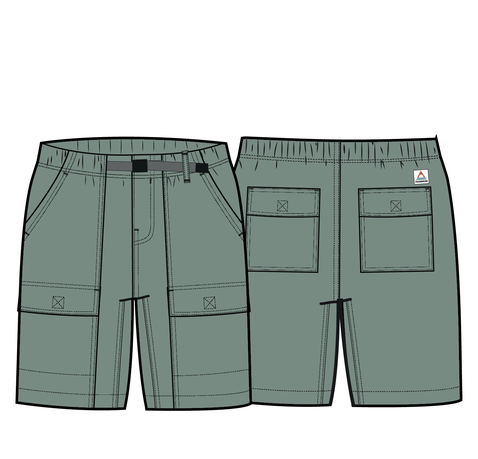 Apex Cargo Cotton Short - Pistachio