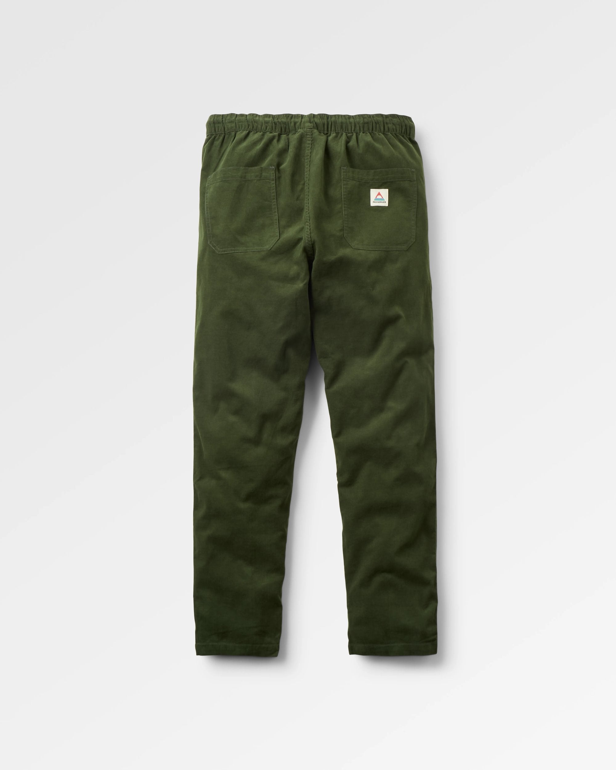 Compass Recycled Cord Trouser - Fir Tree