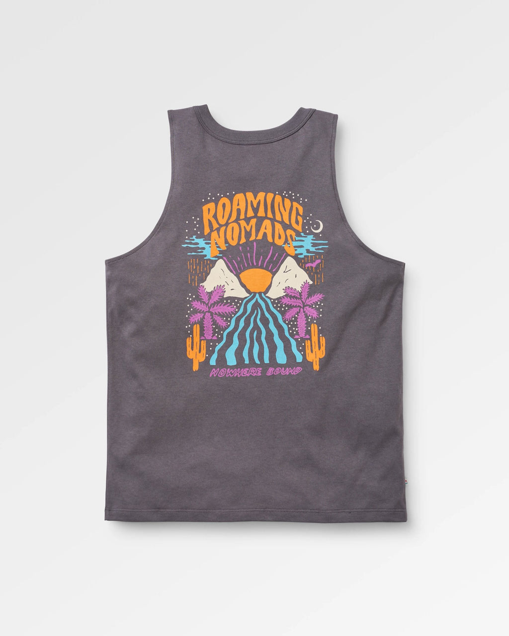 Cactus Recycled Cotton Vest - Faded Black