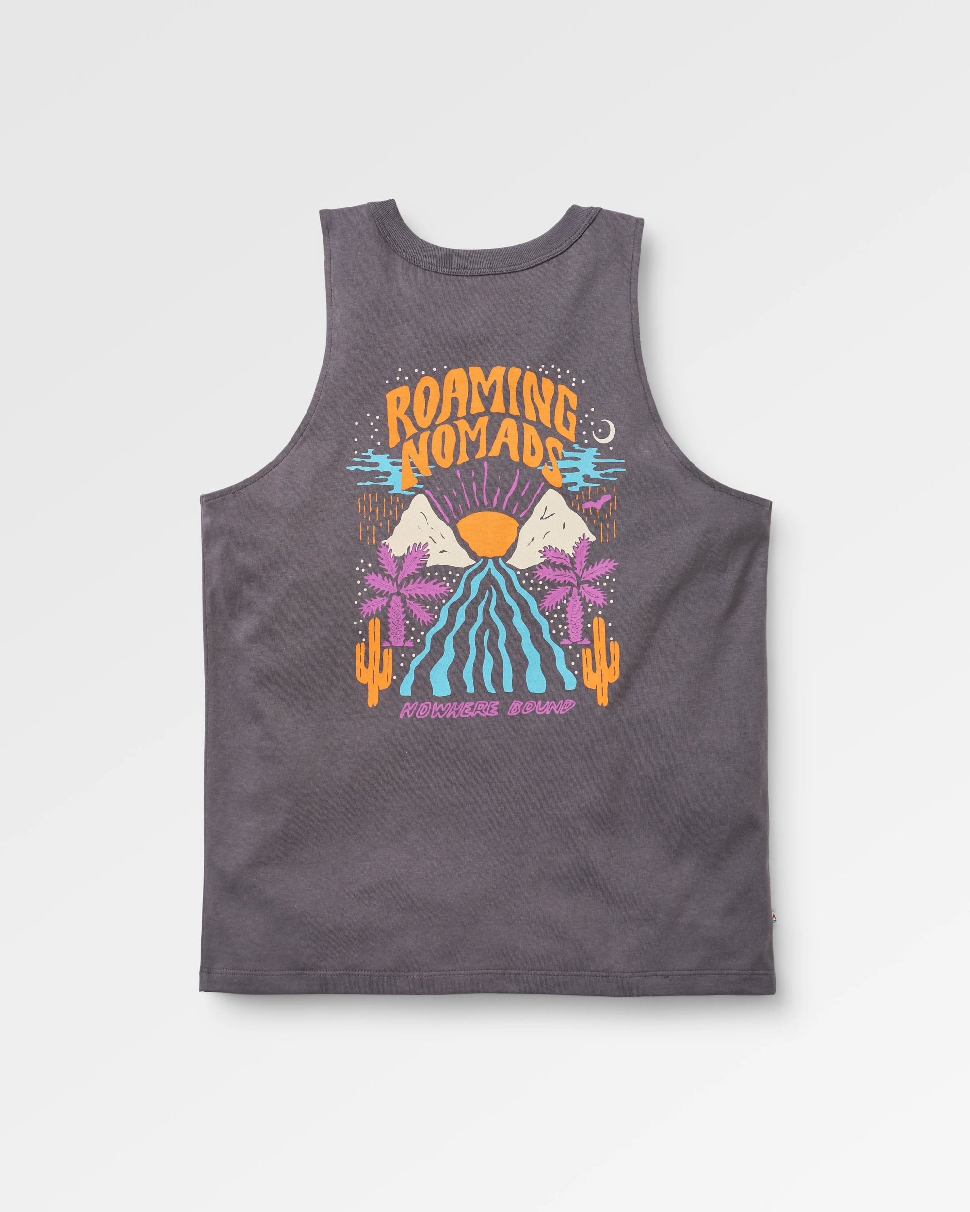 Cactus Recycled Cotton Vest - Faded Black