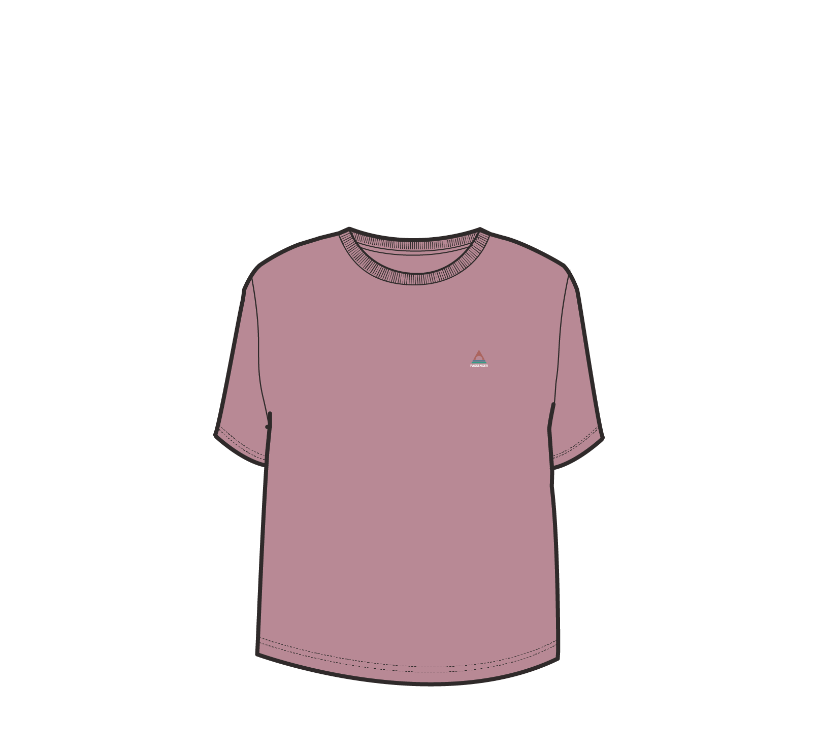 Classic Recycled Cotton T-Shirt - Pink Haze