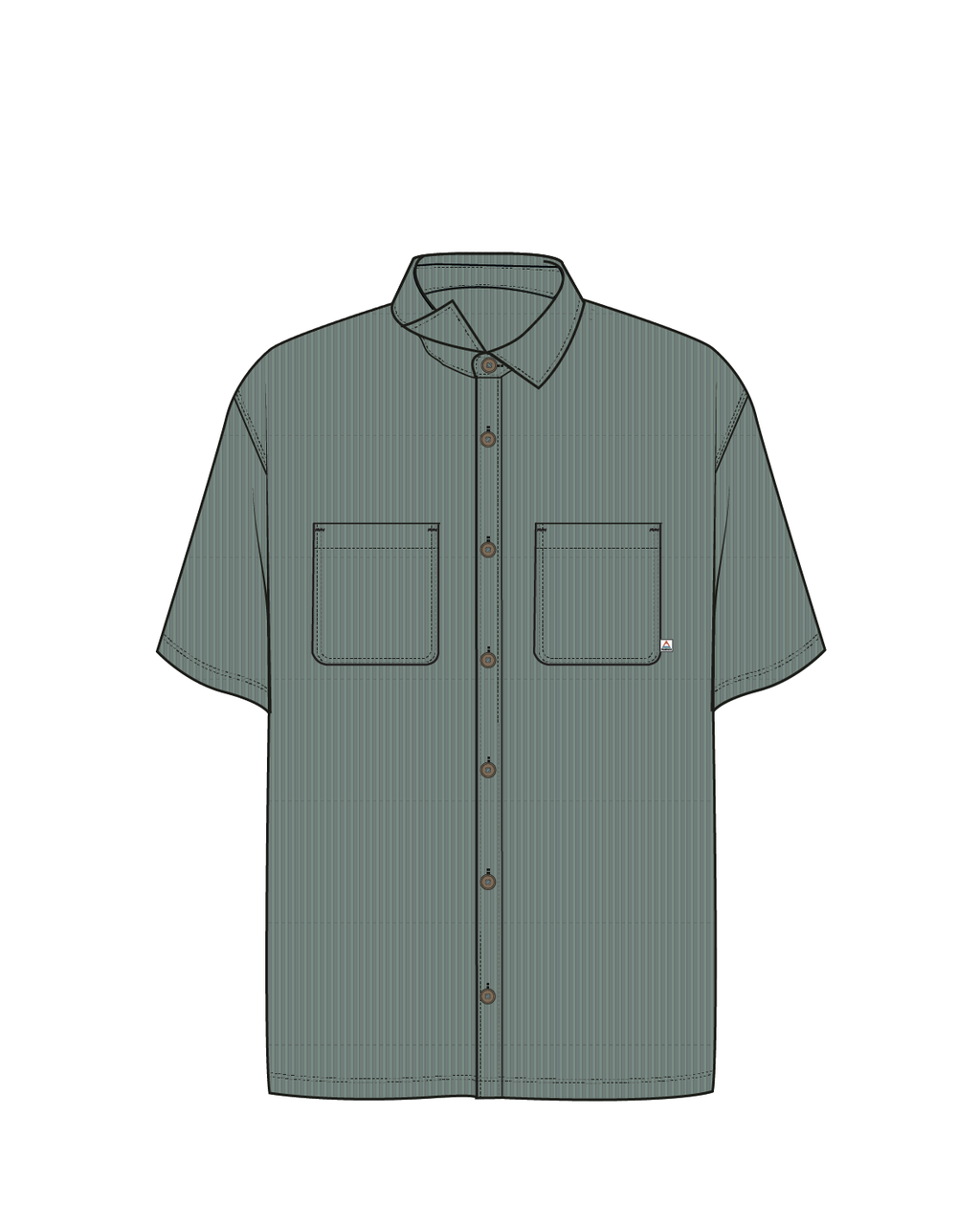 Backcountry Short Sleeve Cord Shirt - Pistachio