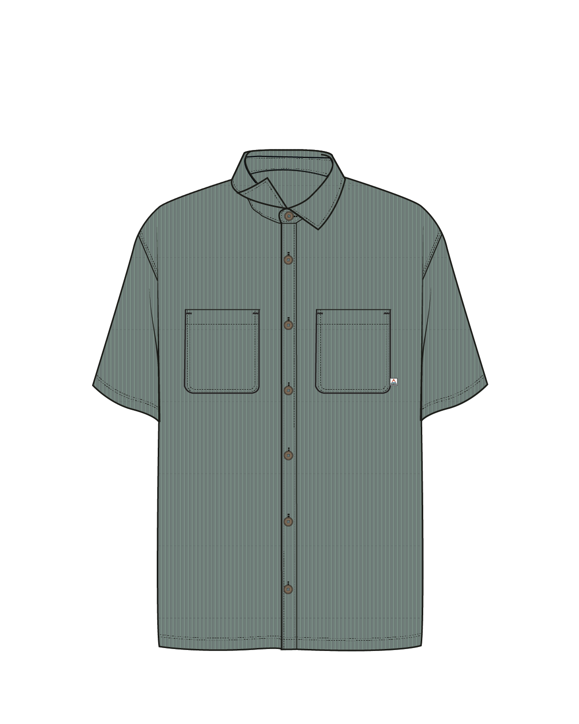 Backcountry Short Sleeve Cord Shirt - Pistachio