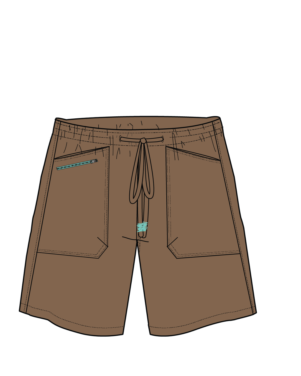 Hydrilla All Purpose Short - Toffee