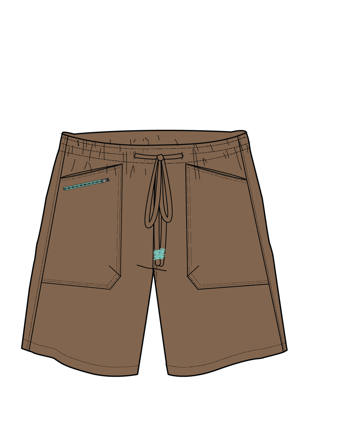 Hydrilla All Purpose Short - Toffee