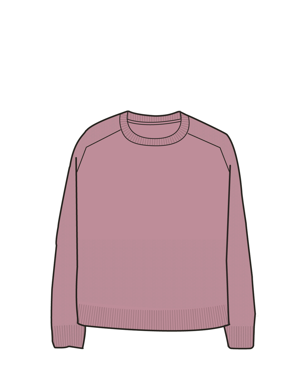Cove Organic Cotton Knitted Jumper - Pink Haze
