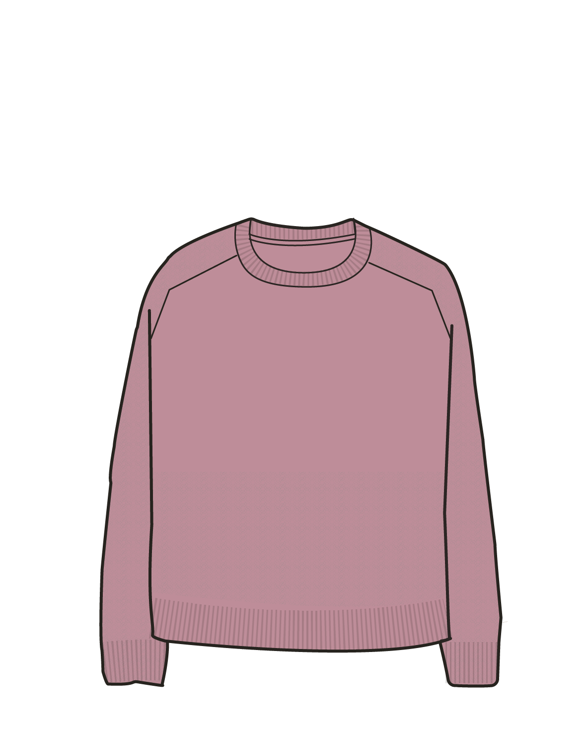 Cove Organic Cotton Knitted Jumper - Pink Haze