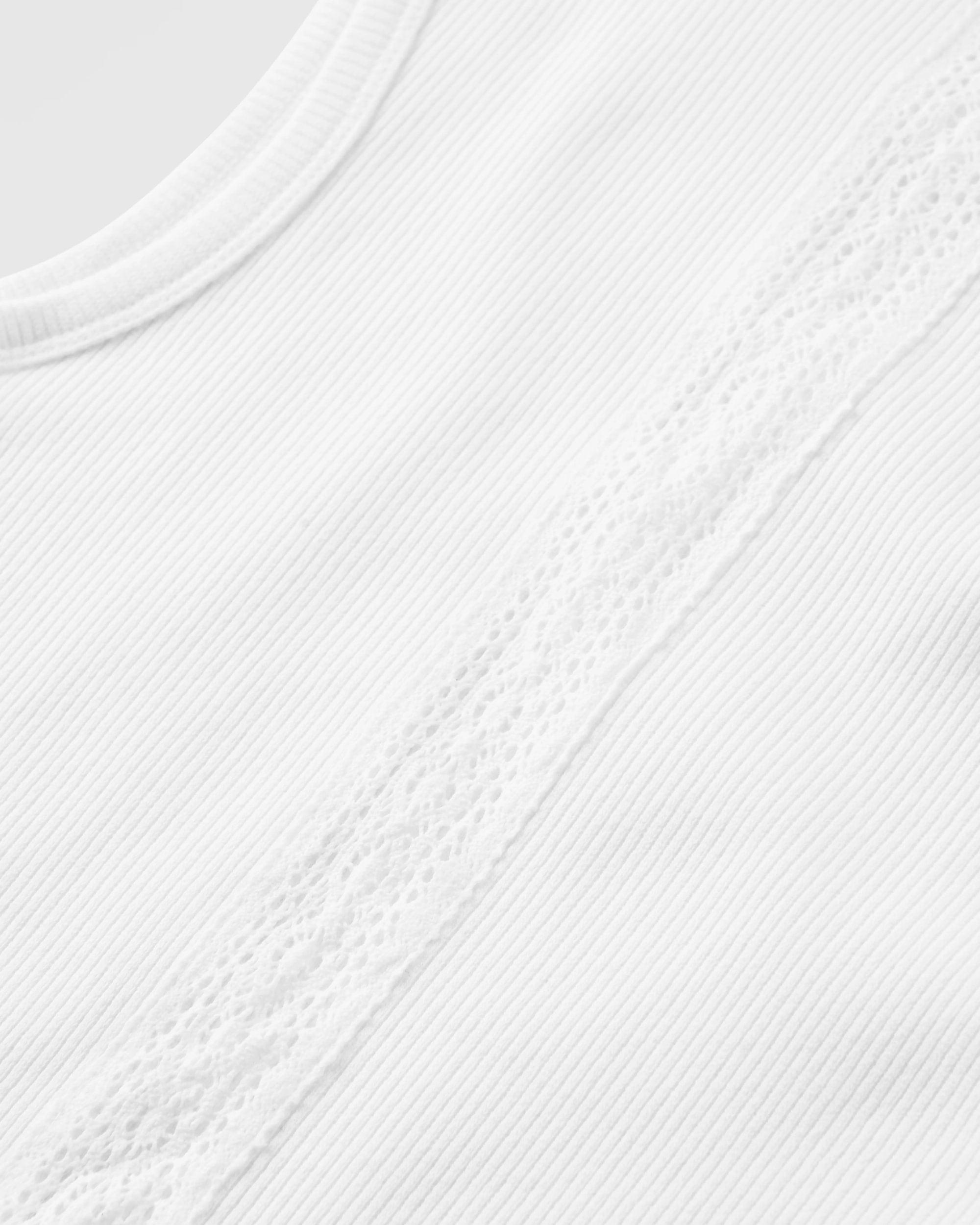 Atmos Ribbed Tank Vest - White