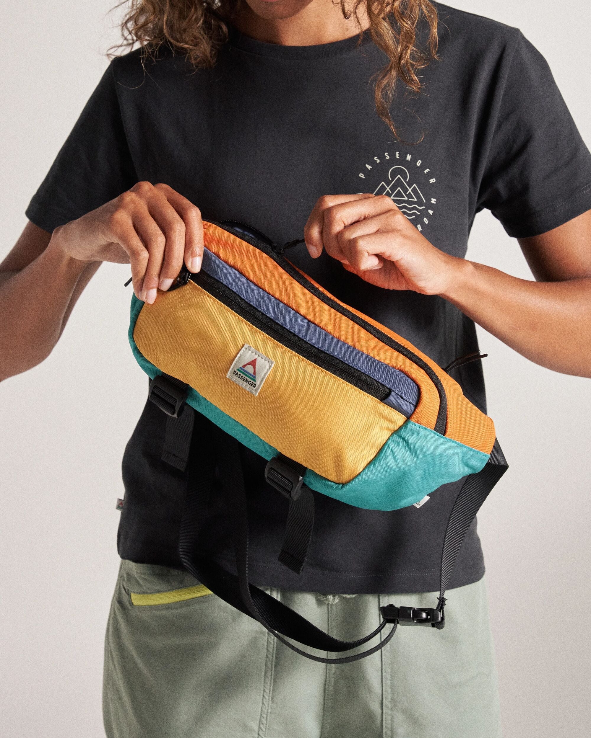 Boondocker Recycled Hip Pack - Multi-Colour