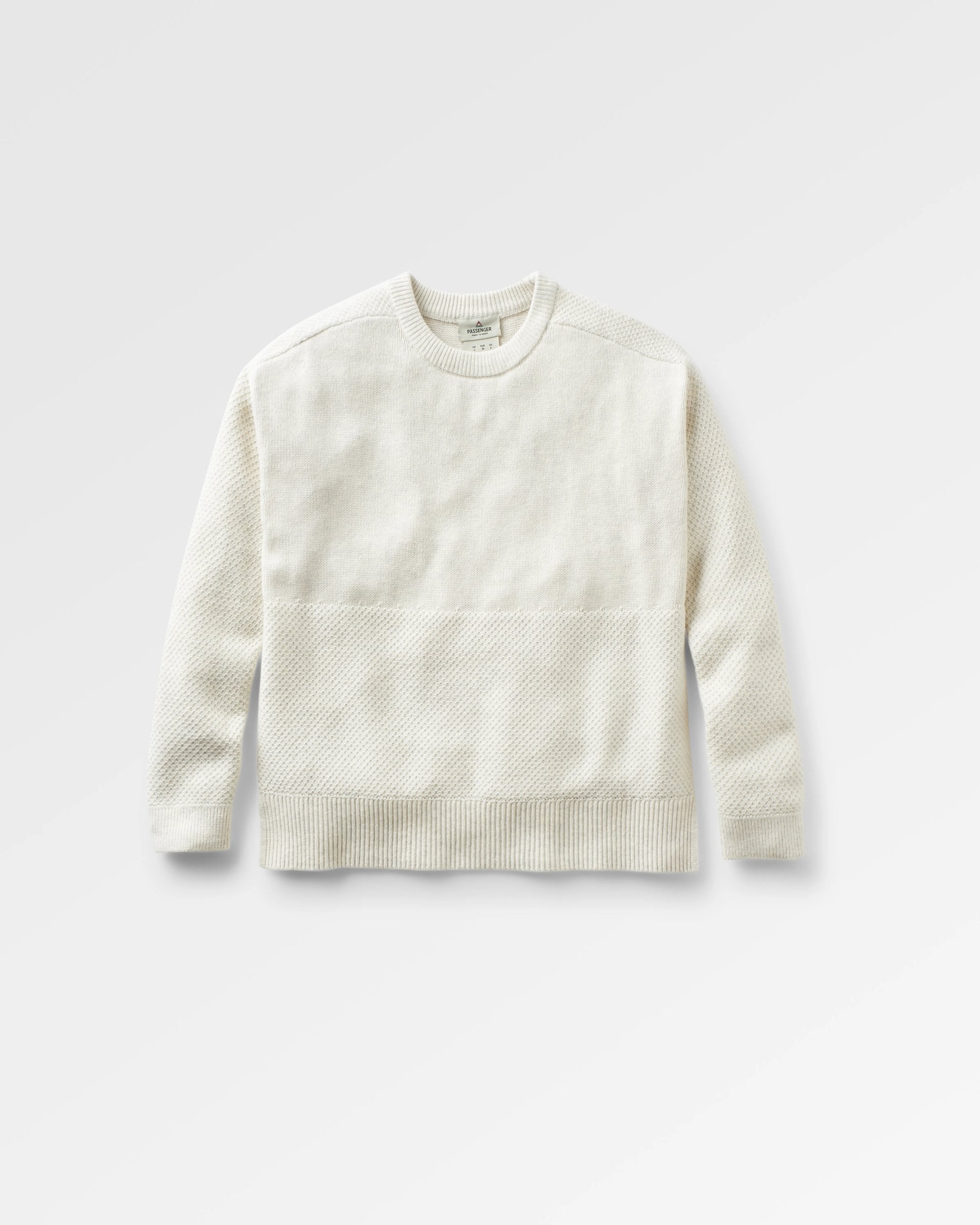 Cove Organic Cotton Knitted Jumper - Off White