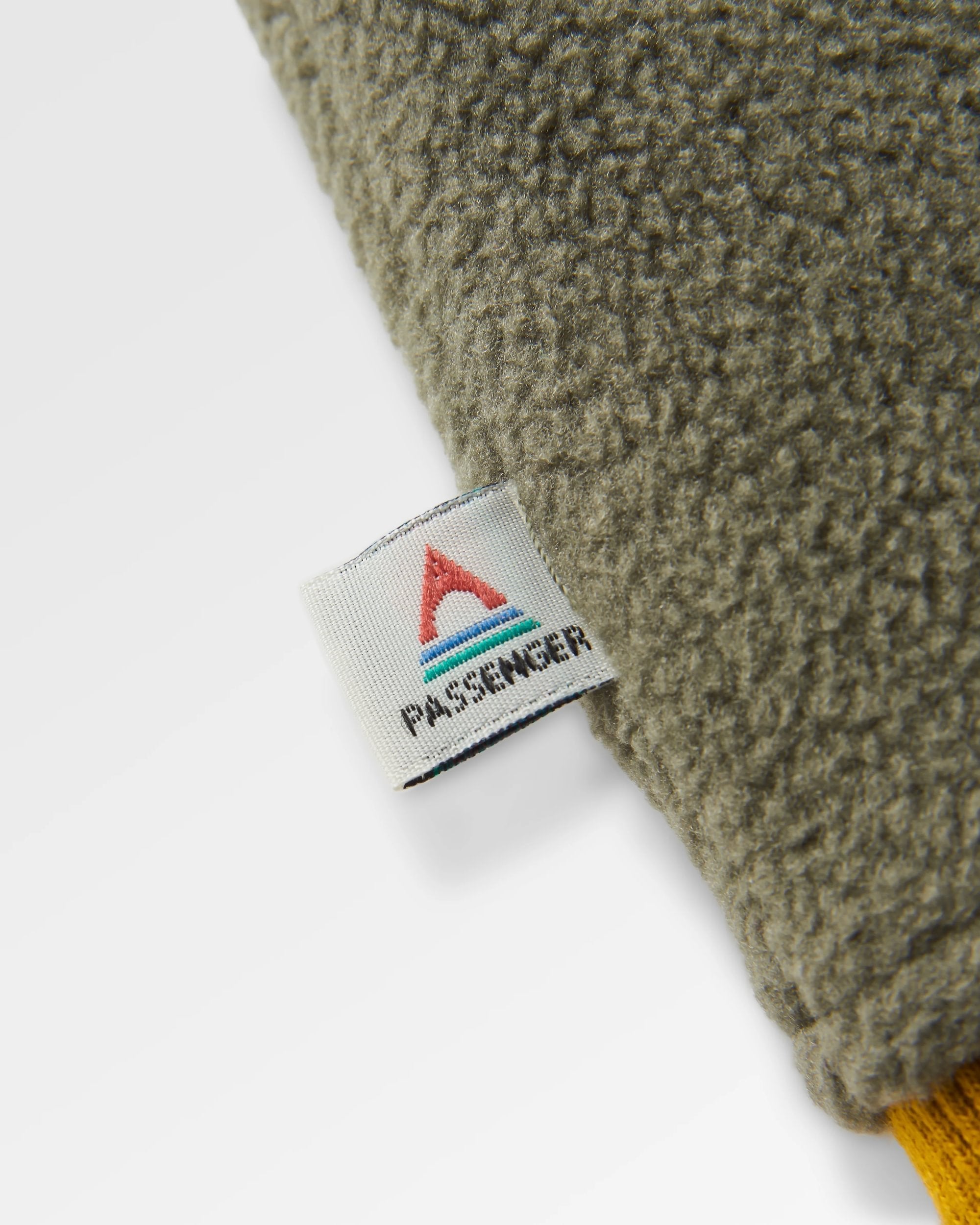 Caspian 1/2 Zip Recycled Polar Fleece - Dusty Olive