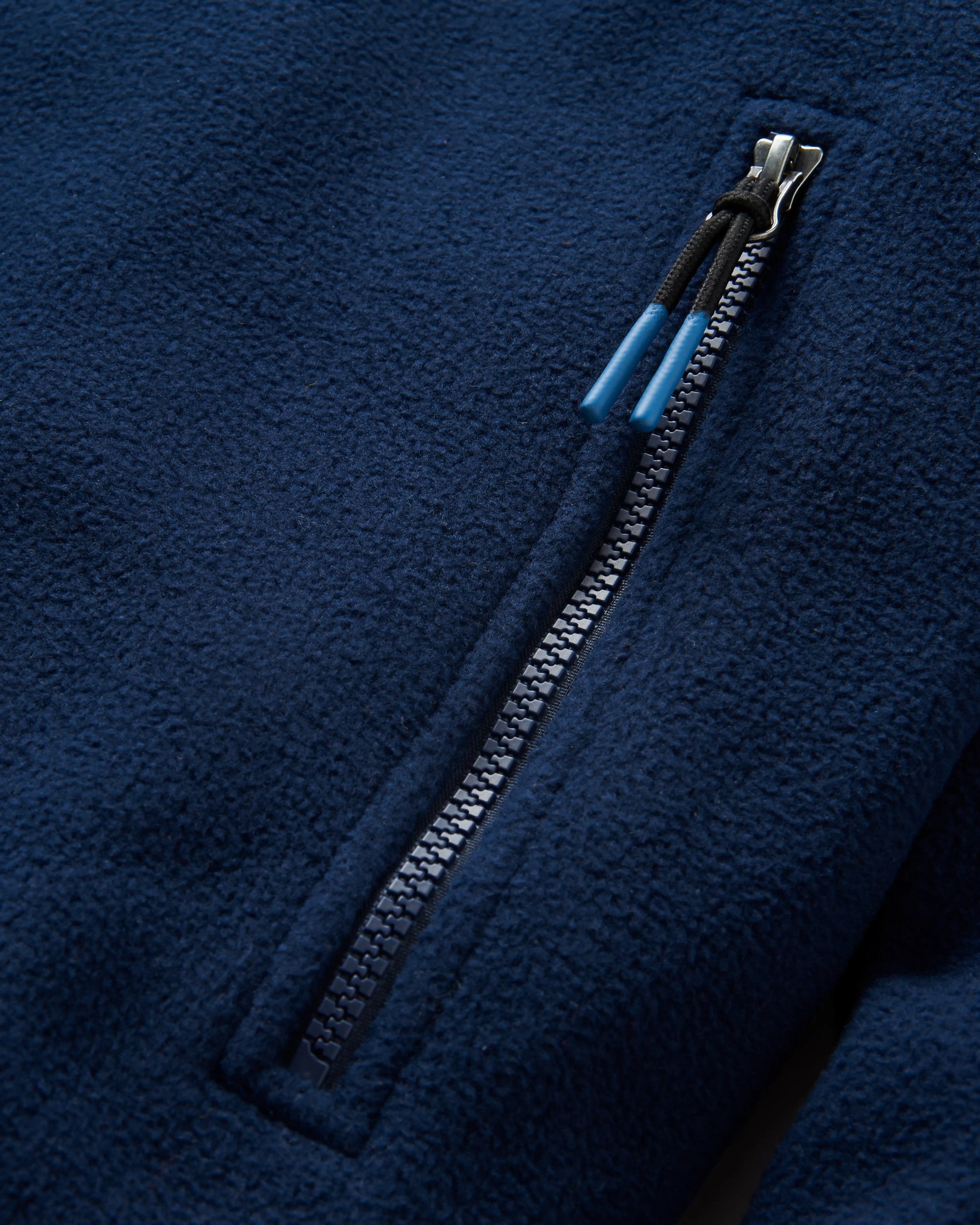 Caspian 1/2 Zip Recycled Polar Fleece - Rich Navy