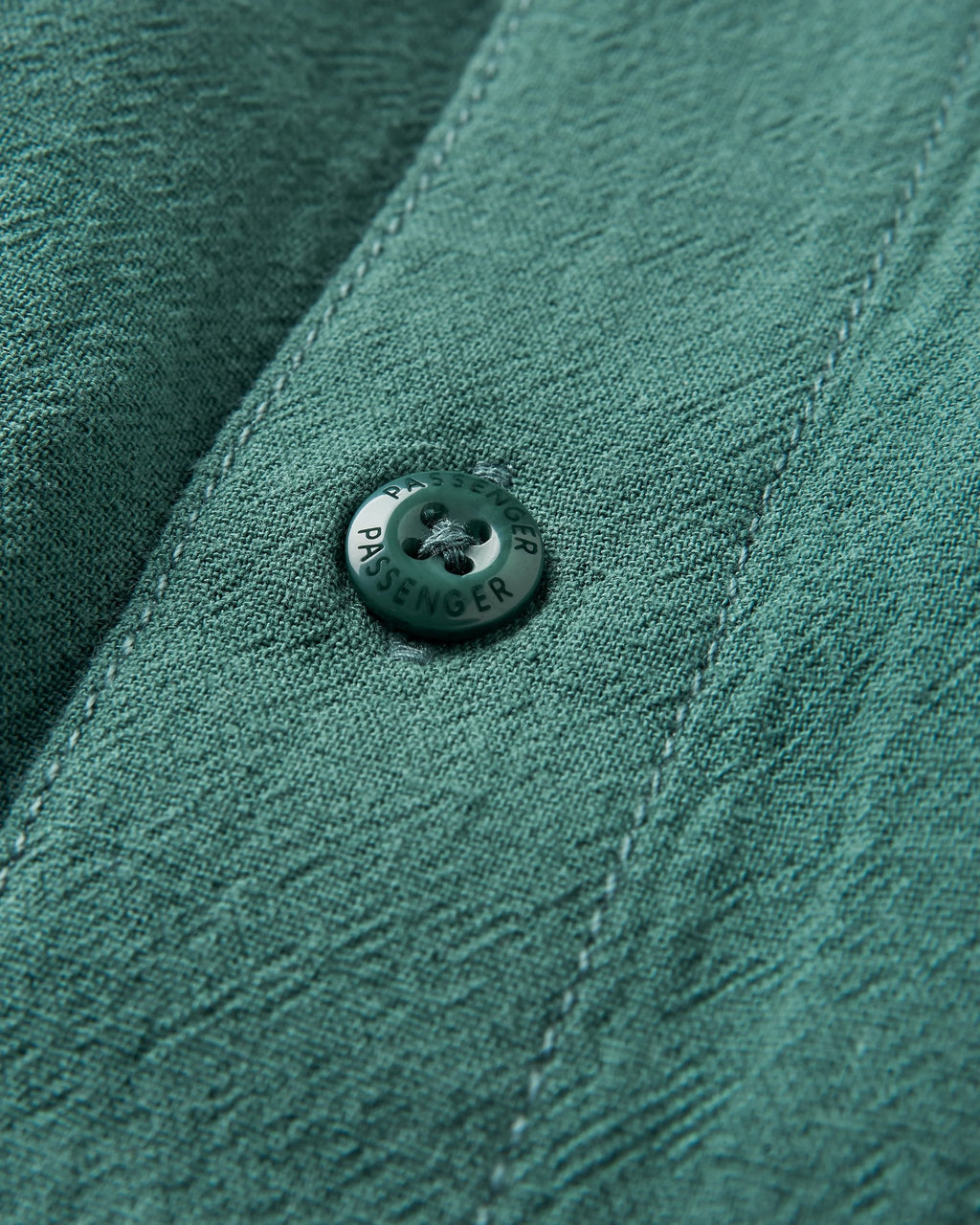 Arica Textured Organic Cotton Shirt - Deep Ocean