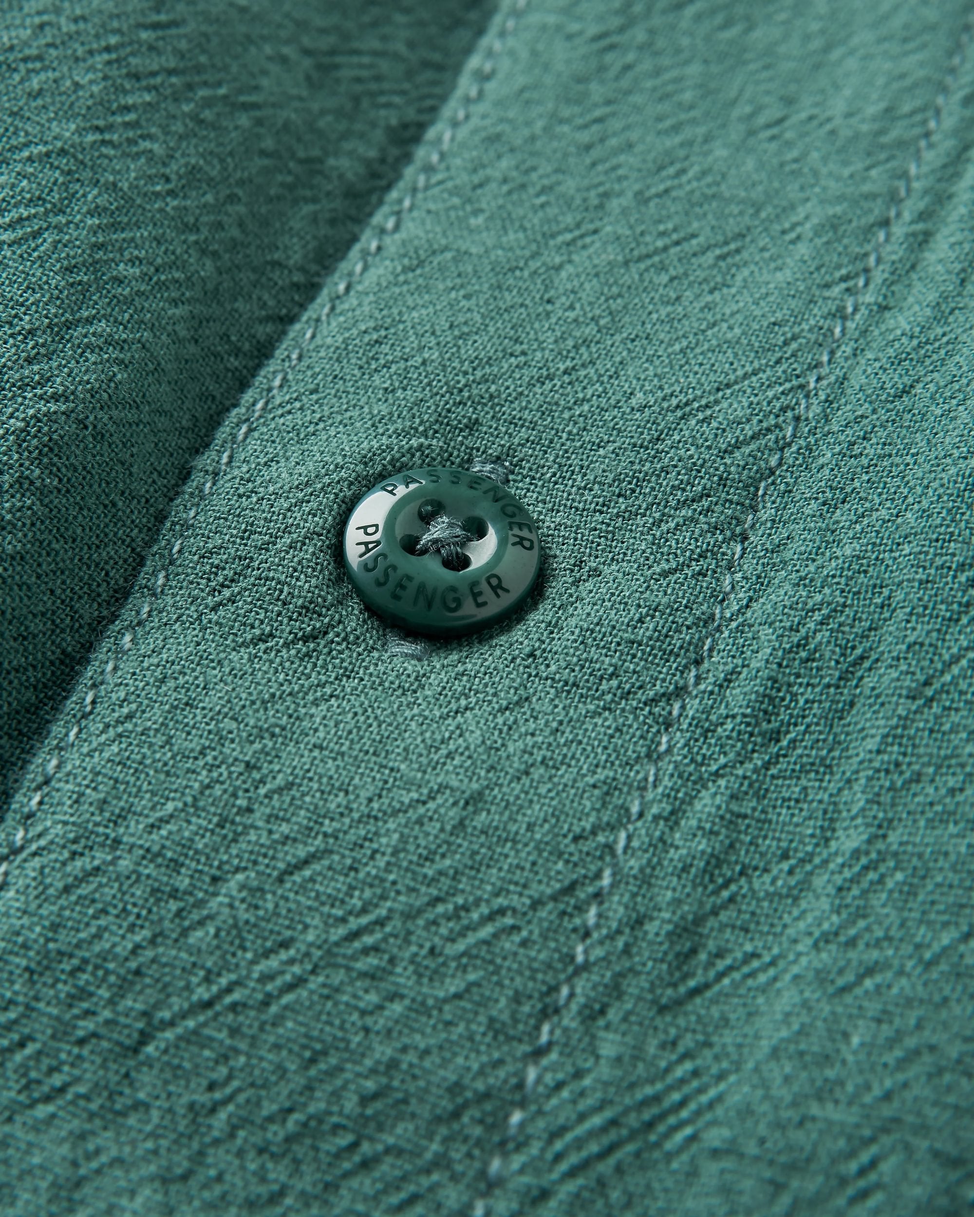 Arica Textured Organic Cotton Shirt - Deep Ocean