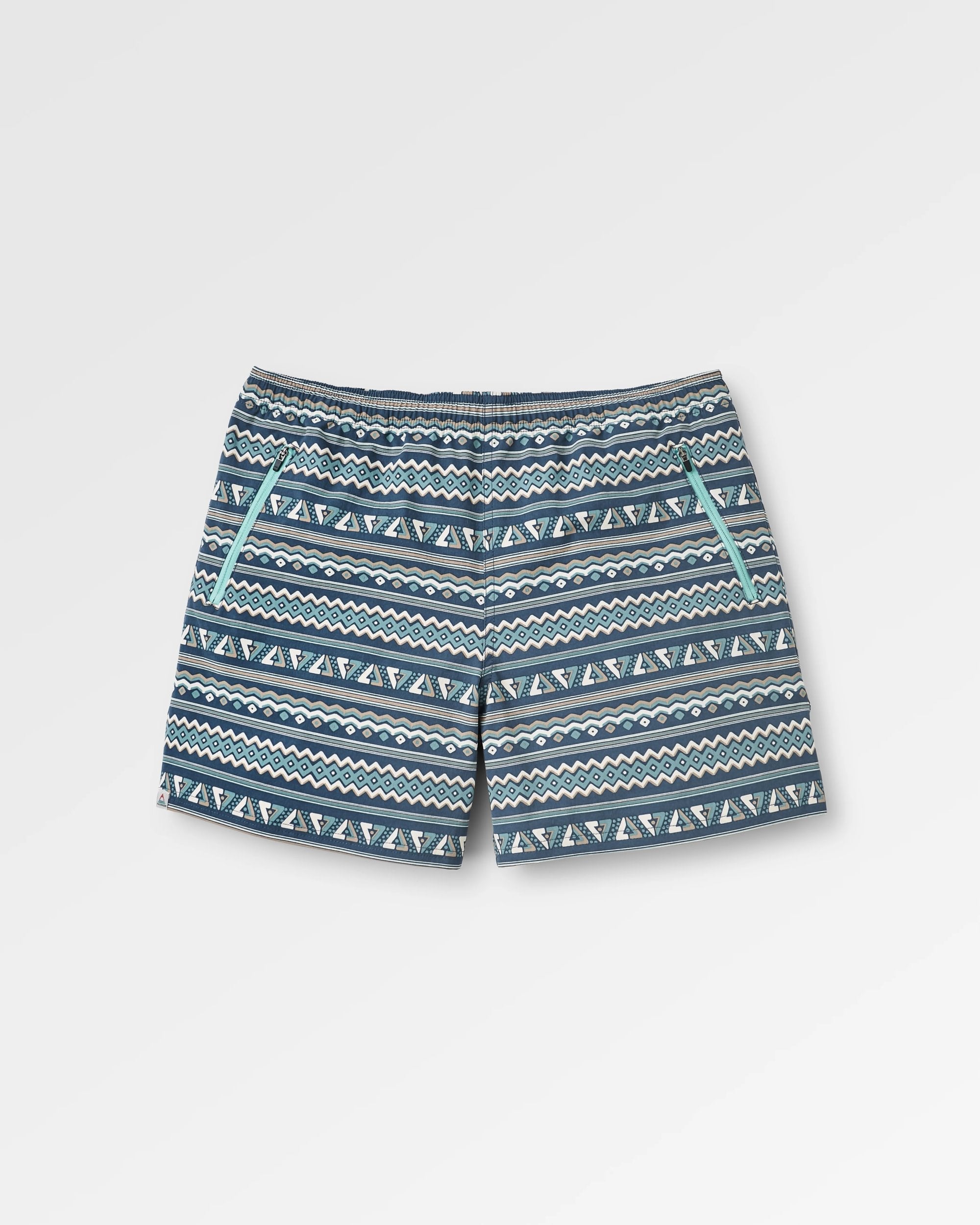 Flaris NetPlus® All Purpose Short - Geo Stripe Dark Denim
