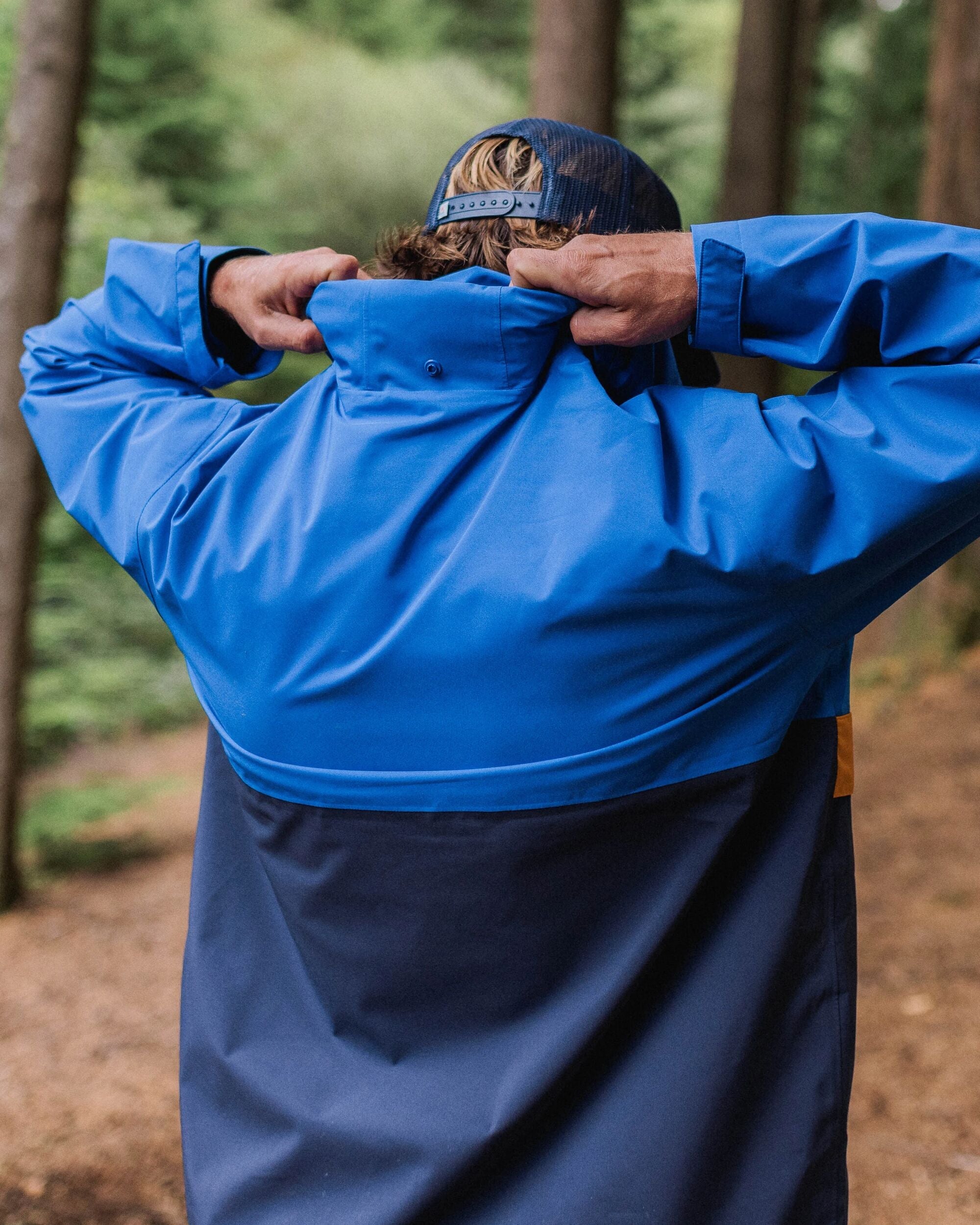 Diablo Recycled Waterproof Anorak - Azure Blue