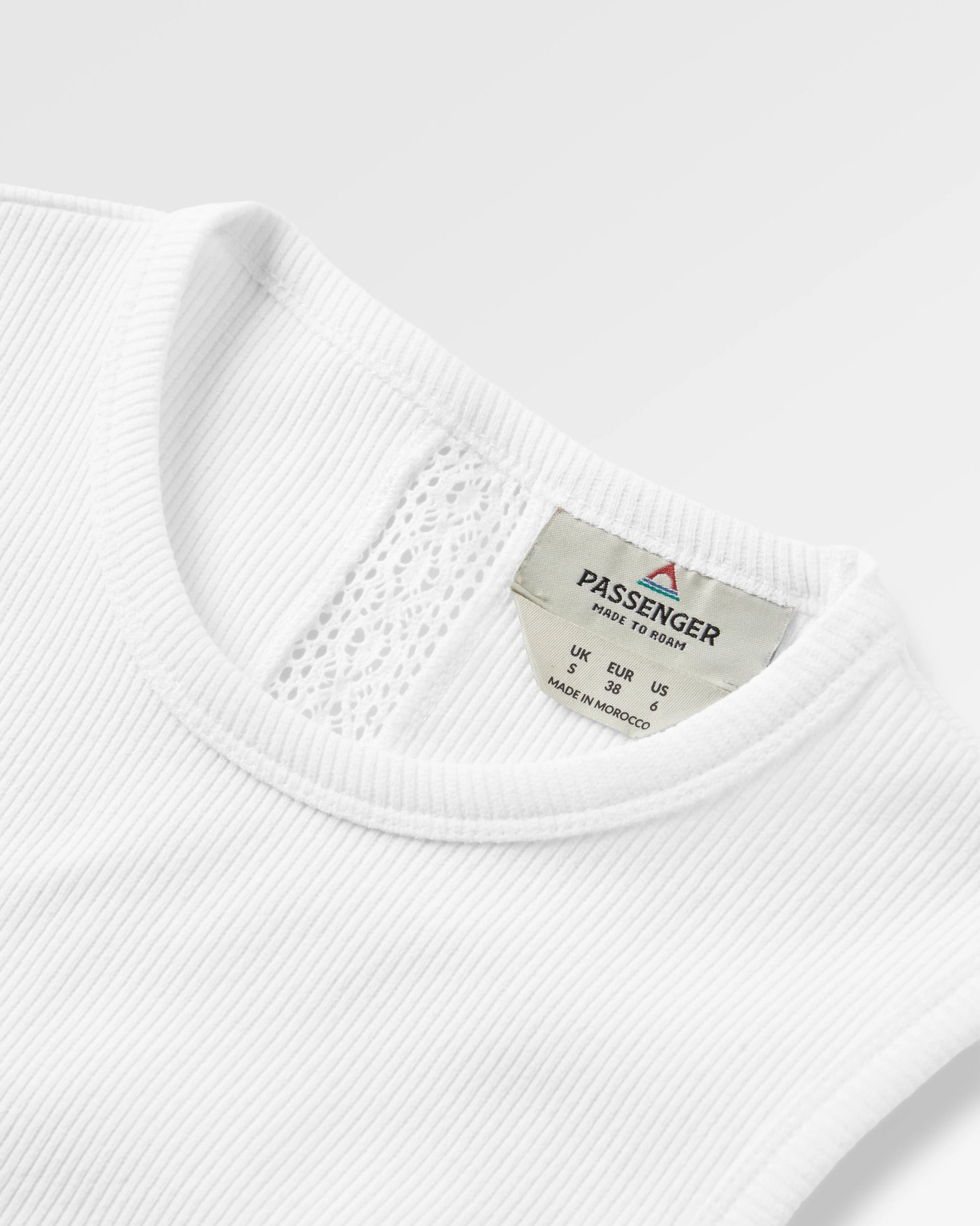 Atmos Ribbed Tank Vest - White