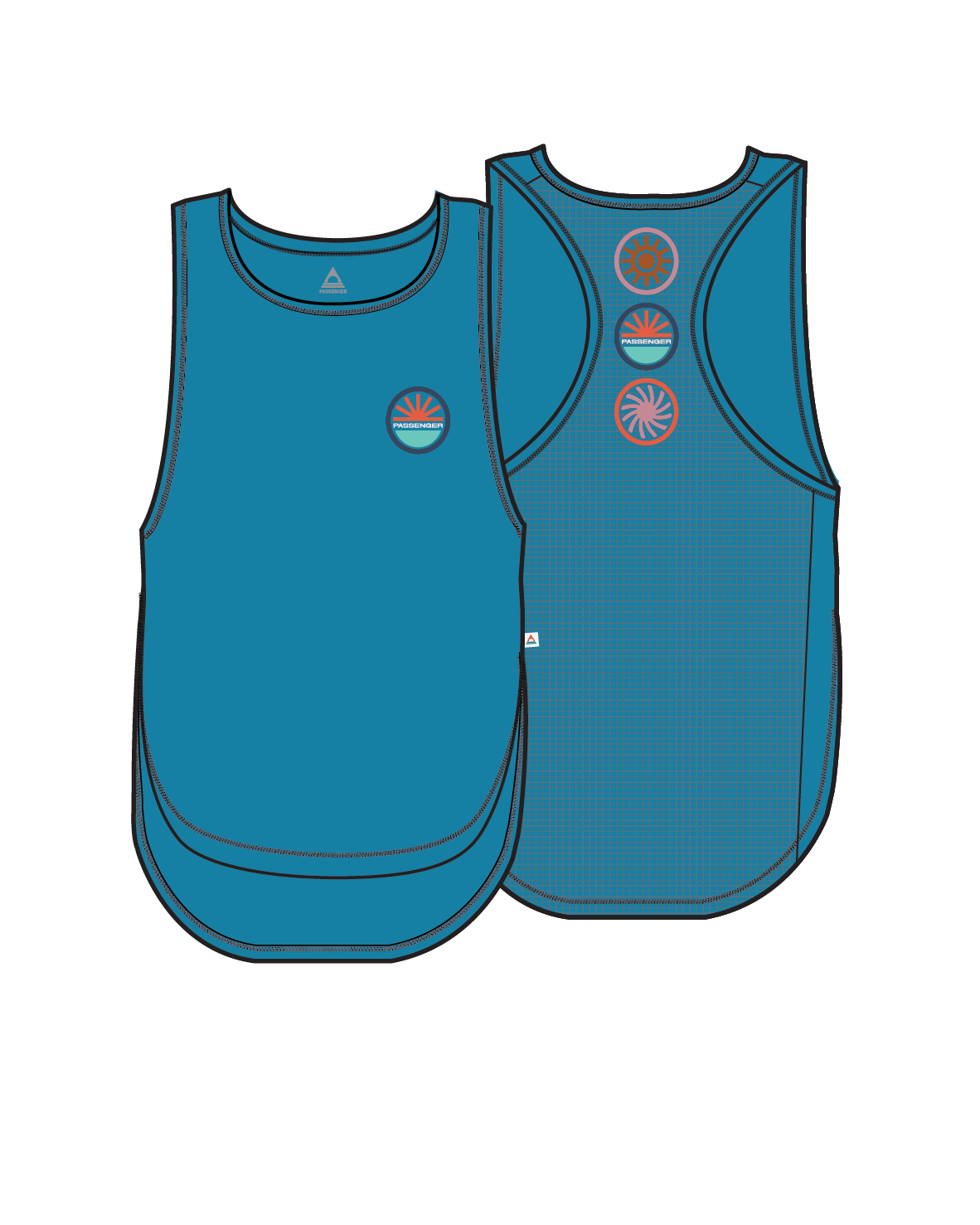 Chase The Light Drirelease® Active Vest - Bluejay