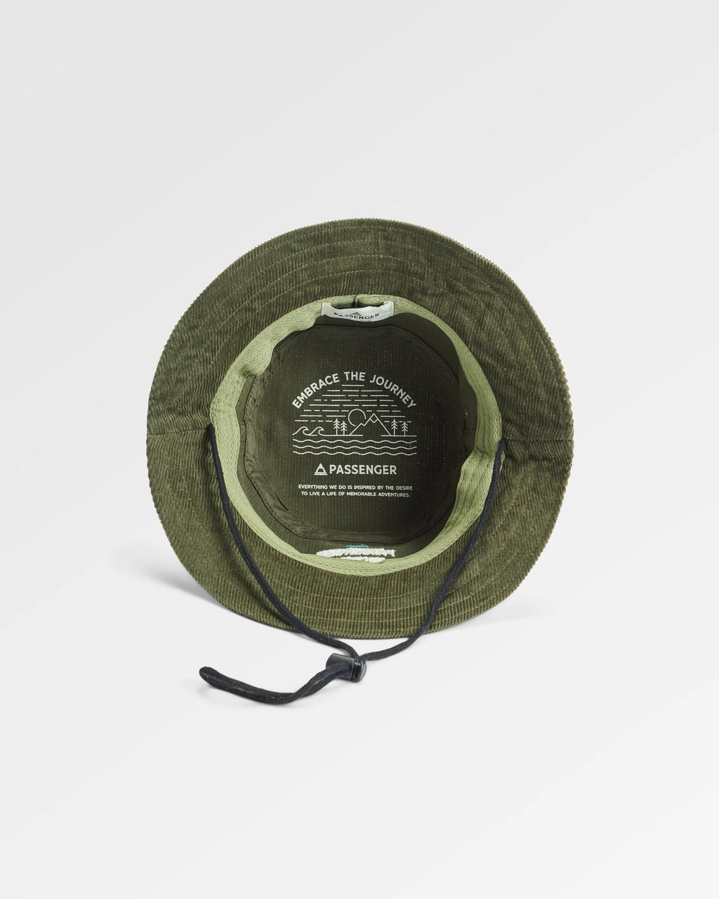 Forest Recycled Cord Bucket Hat - Khaki