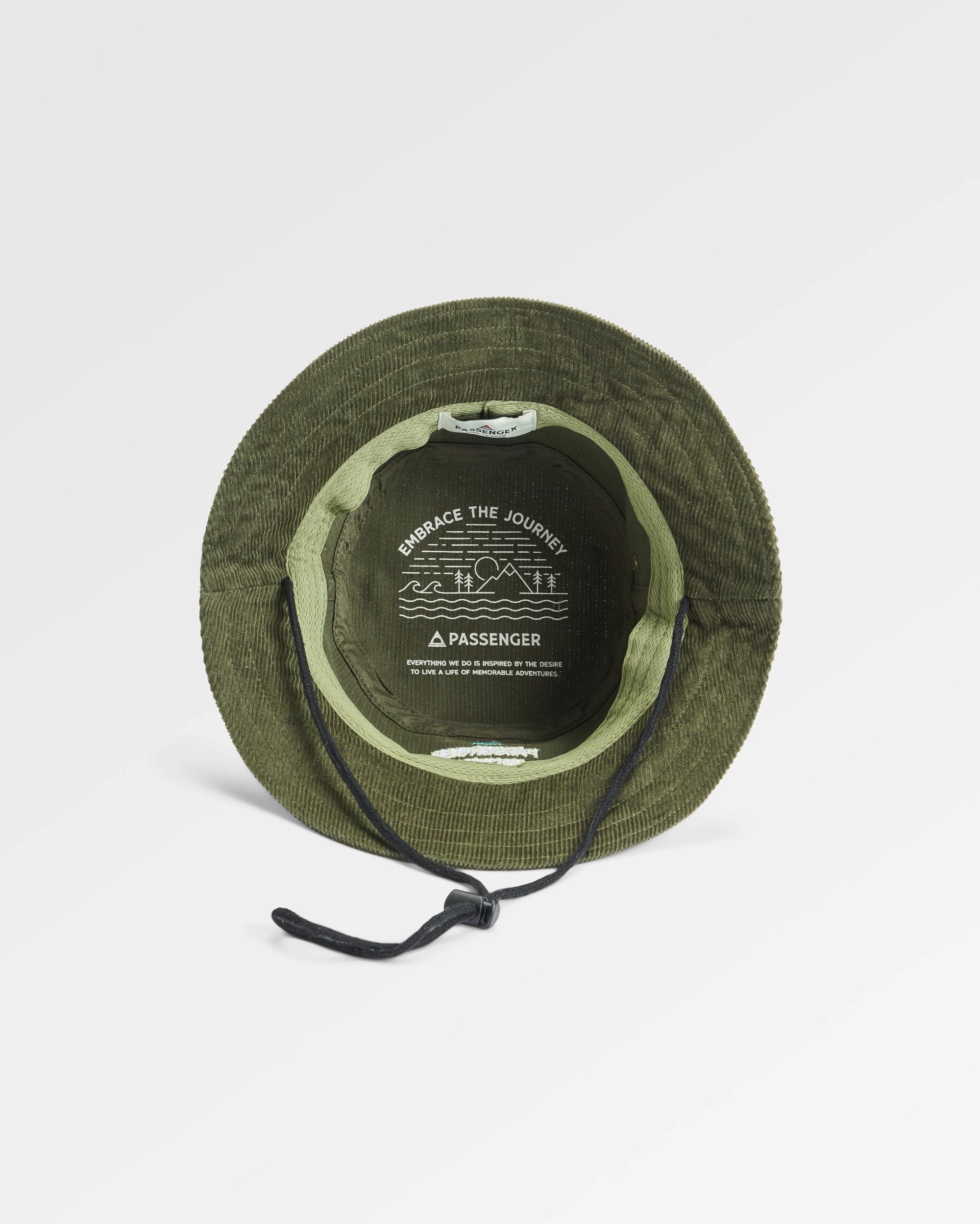 Forest Recycled Cord Bucket Hat - Khaki