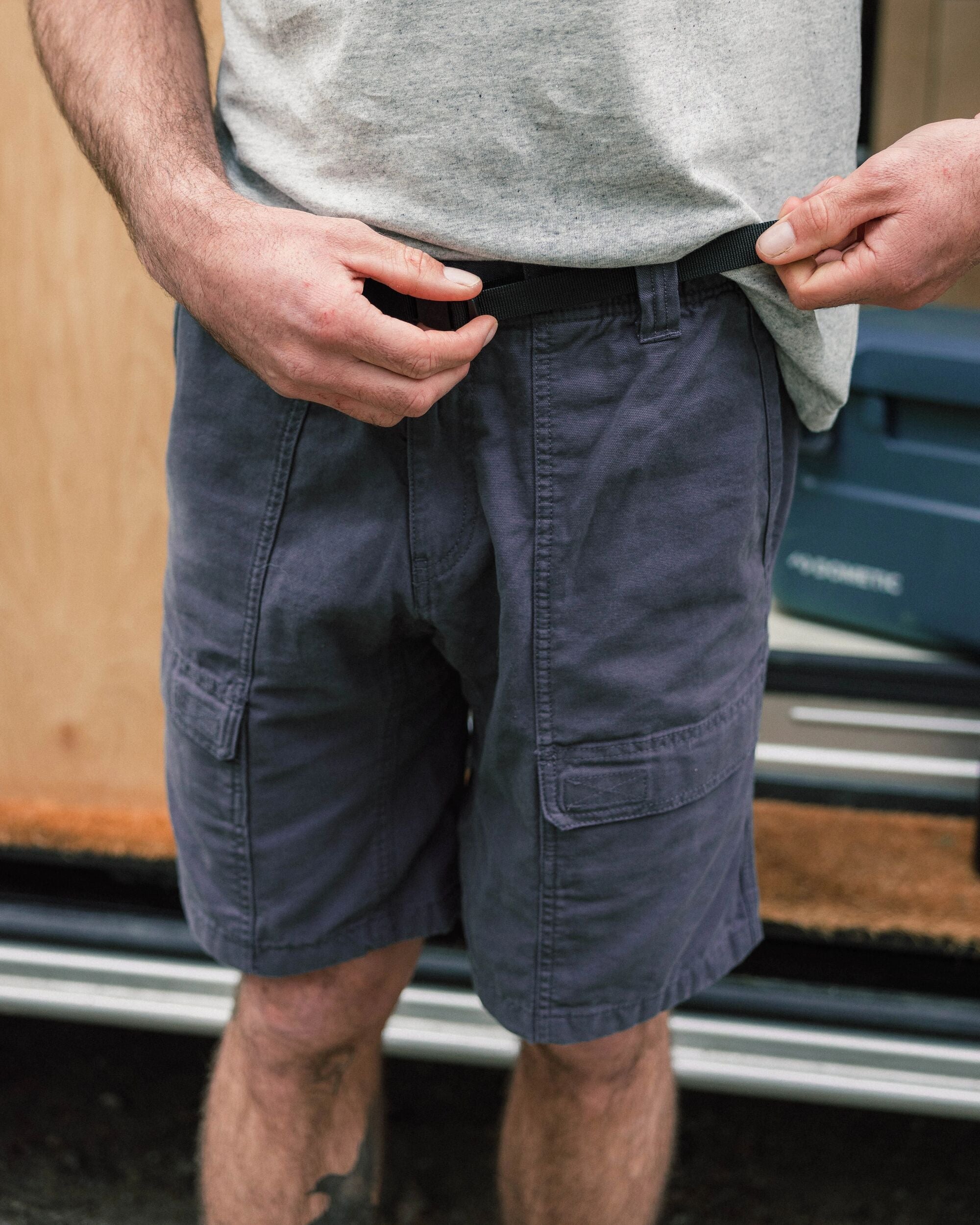 Apex Cargo Cotton Short - Charcoal