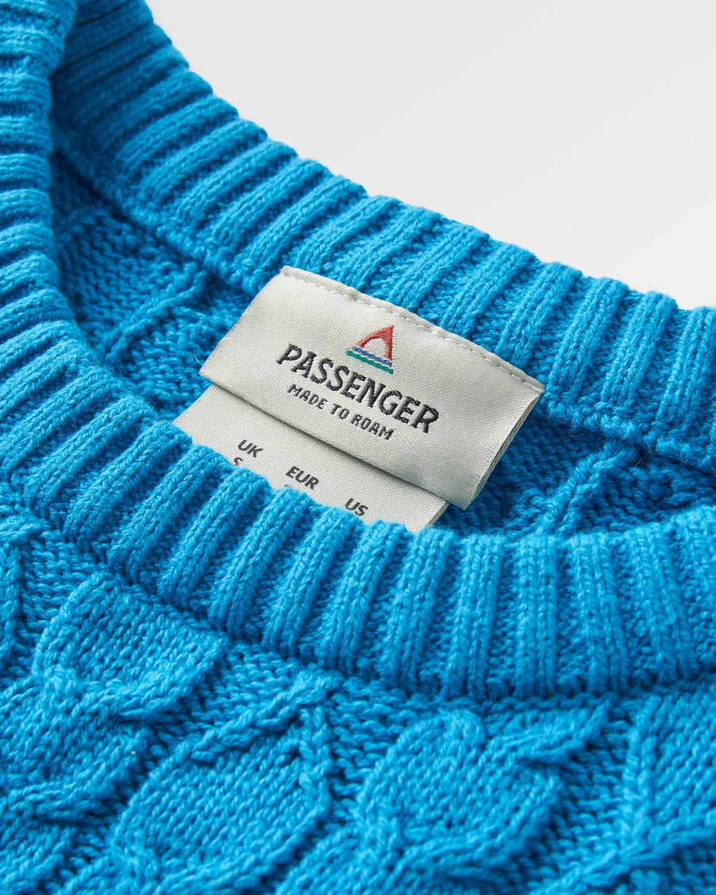 Homely Short Sleeve Knitted Jumper - Bluejay