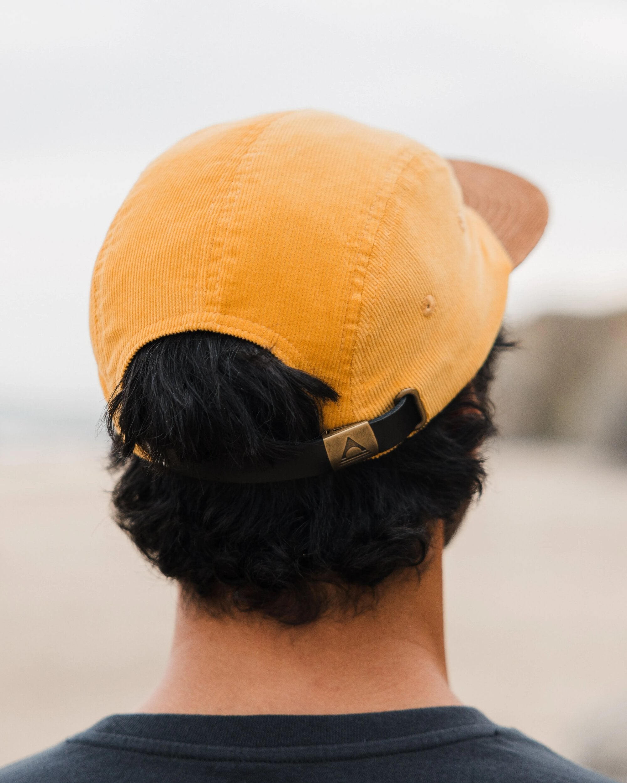 Fixie Recycled Cord 5 Panel Cap - Golden Spice
