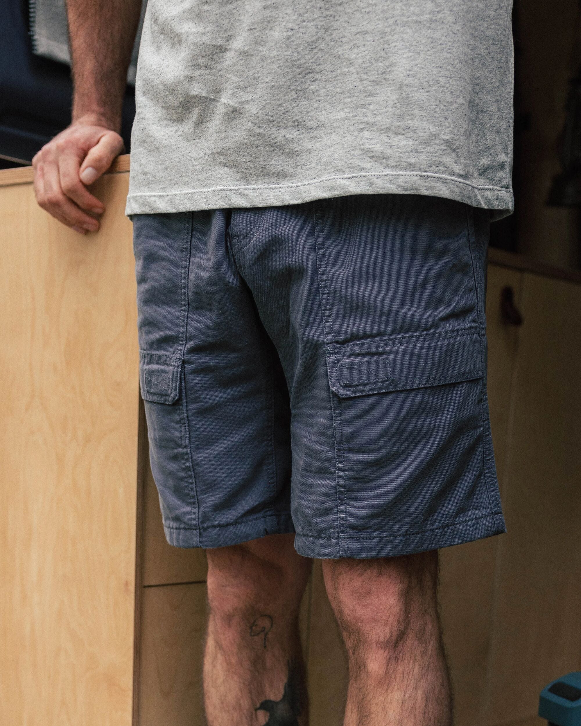Apex Cargo Cotton Short - Charcoal