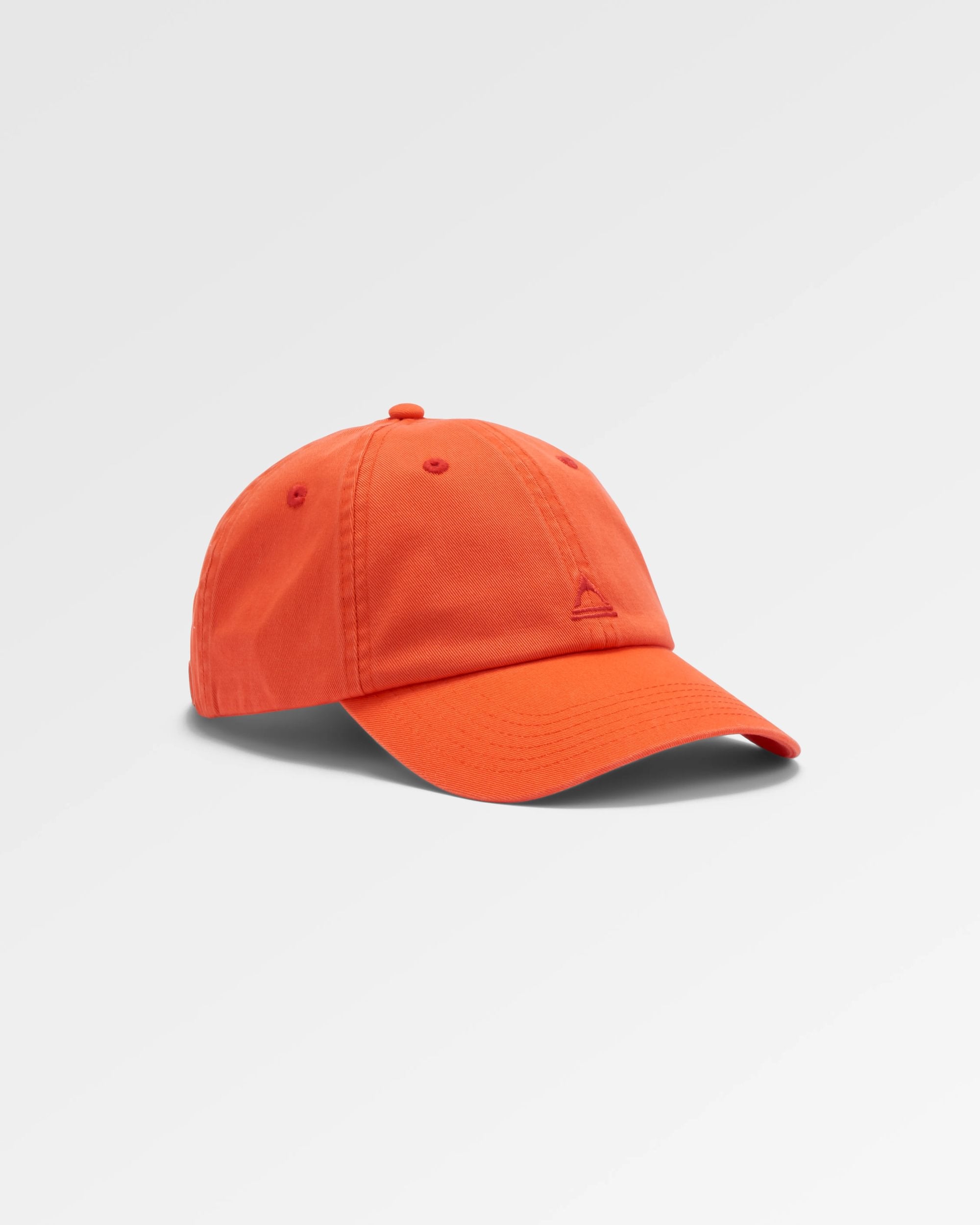 Classic Recycled Cotton 6 Panel Cap - Ember Orange