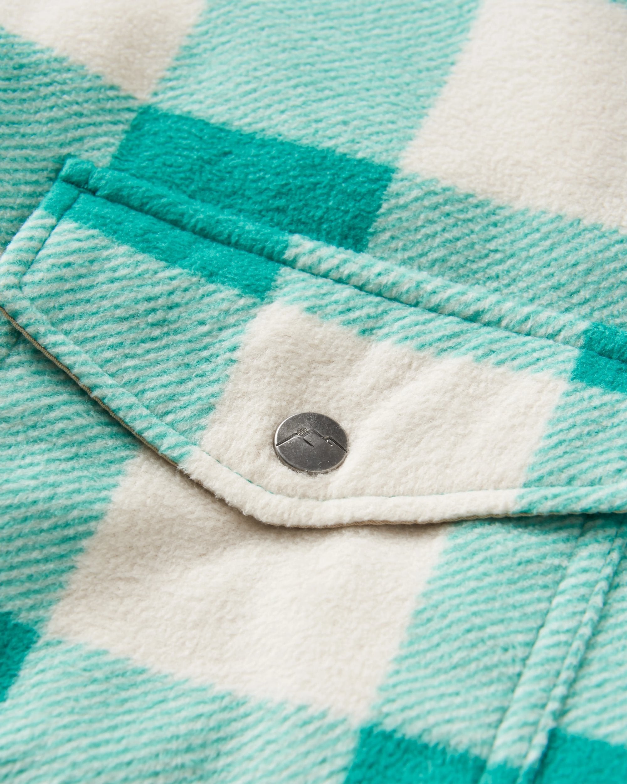 East Recycled Polar Fleece Shirt - Greenlake Buffalo Check