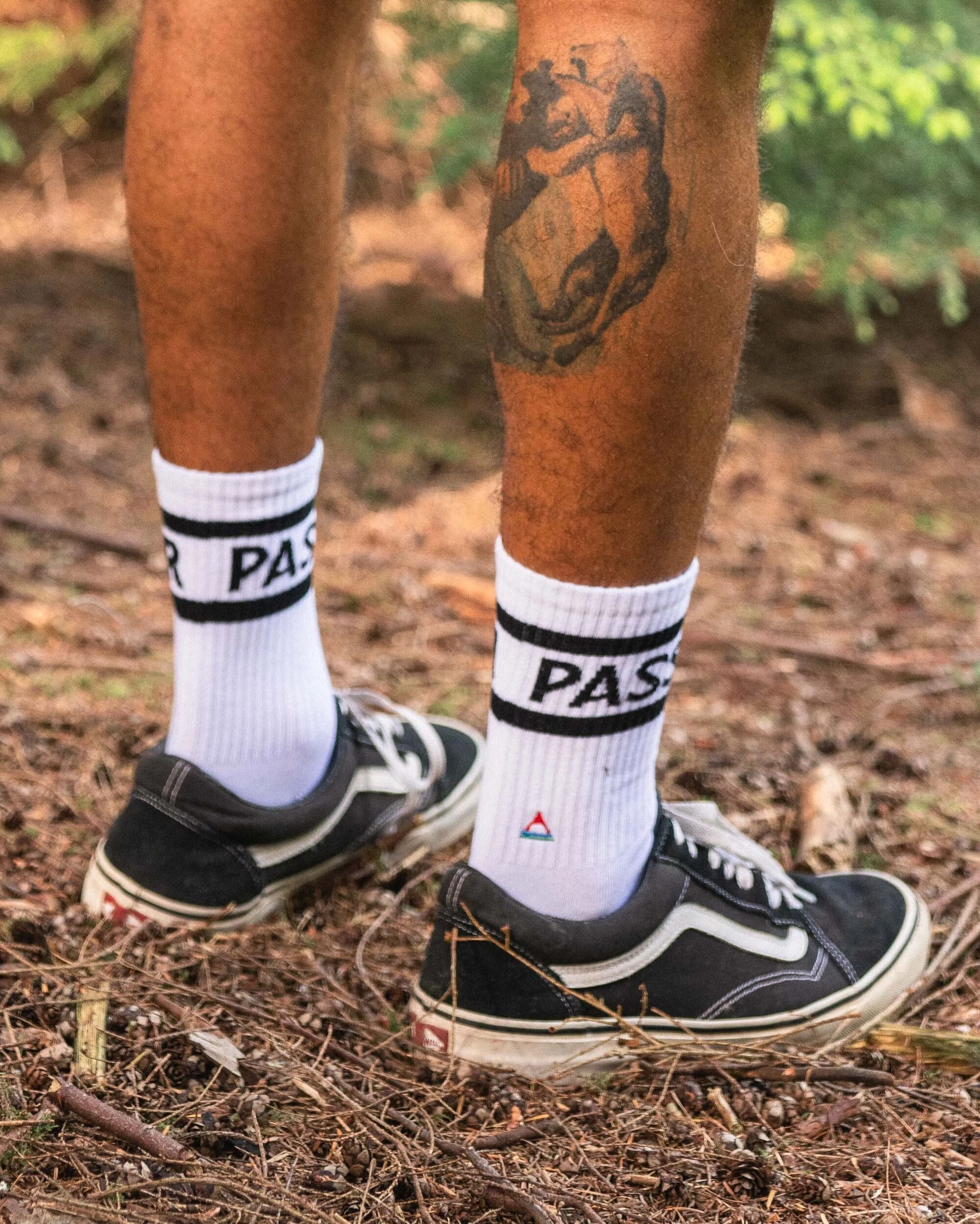 Classic Passenger Crew Socks - White