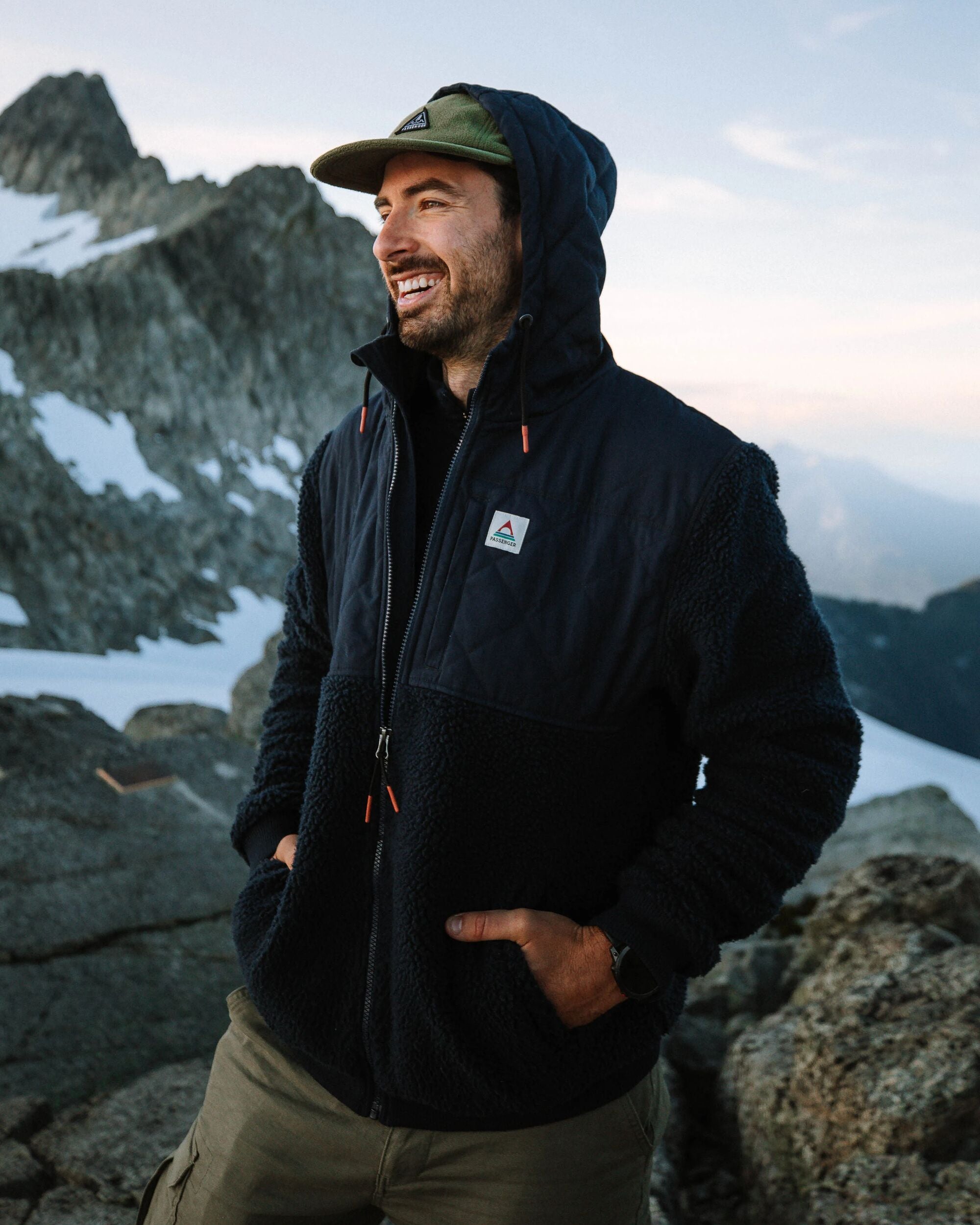 Adventure Recycled Deep-Pile Sherpa Fleece - Rich Navy