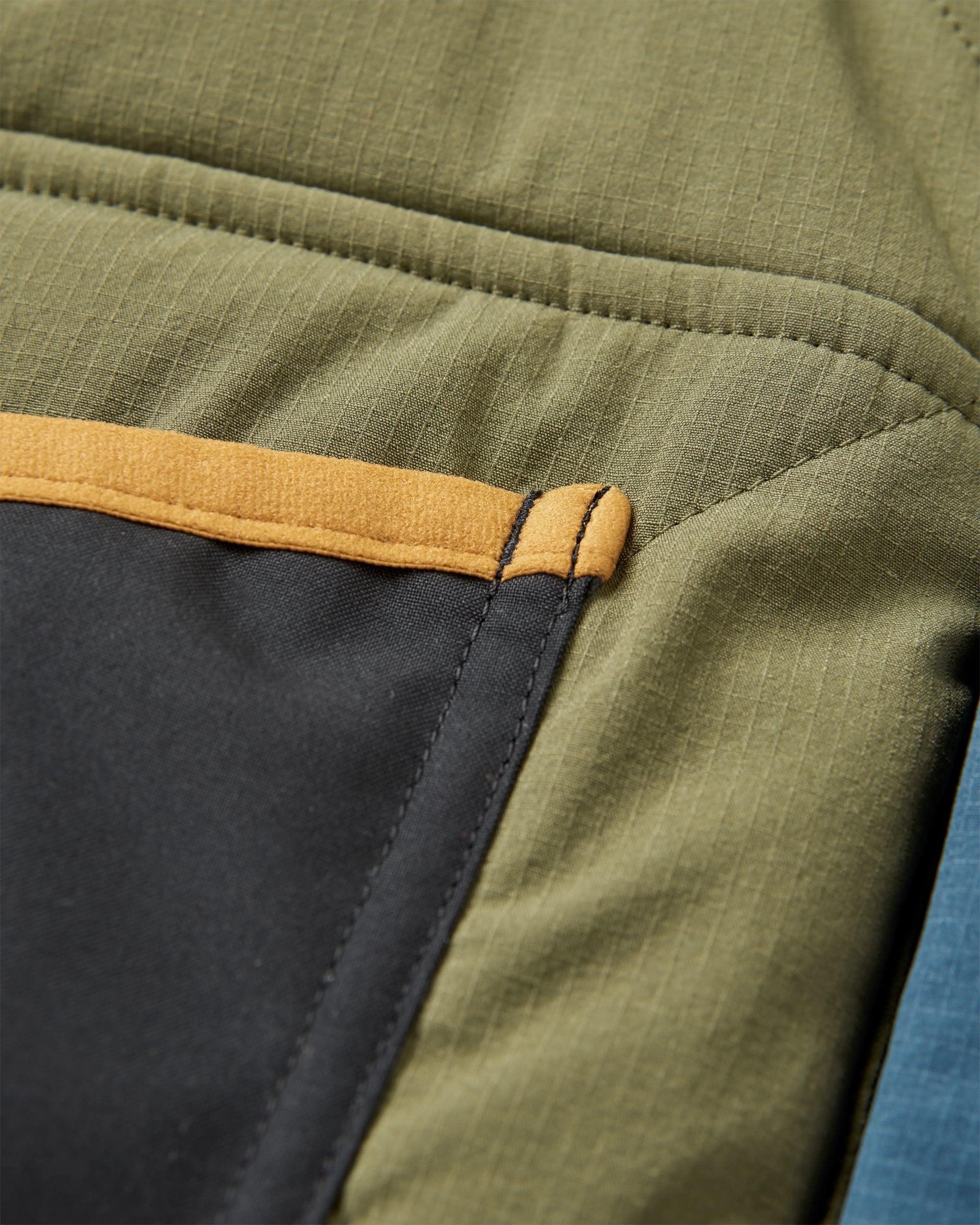 Campscape Recycled Fleece Lined Parka - Black/Khaki