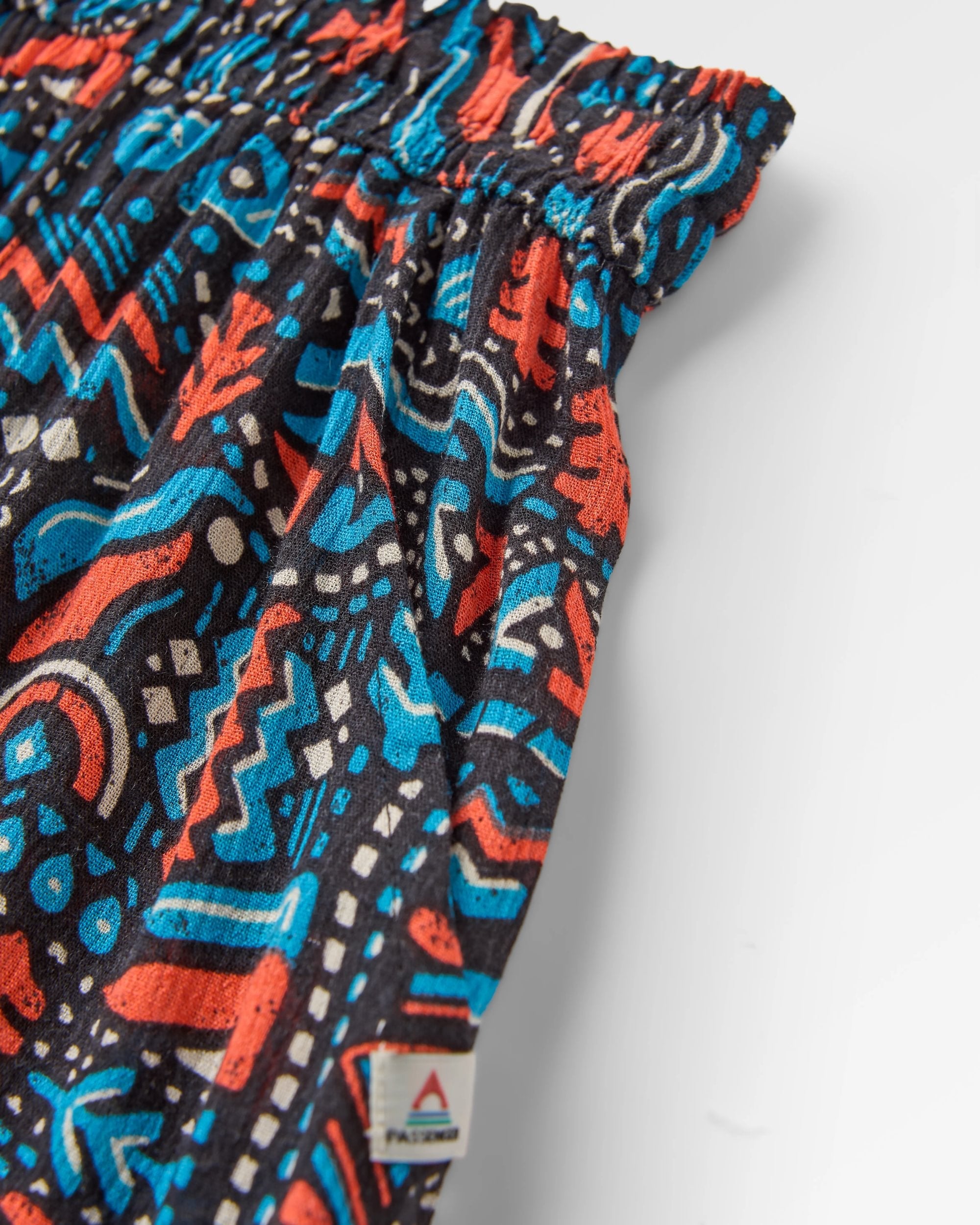 Dew EcoVero Woven Skirt - Elemental Geo Black