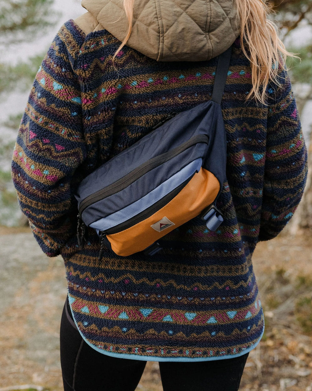 Boondocker Recycled Hip Pack - Honey/Dark Denim/Rich Navy
