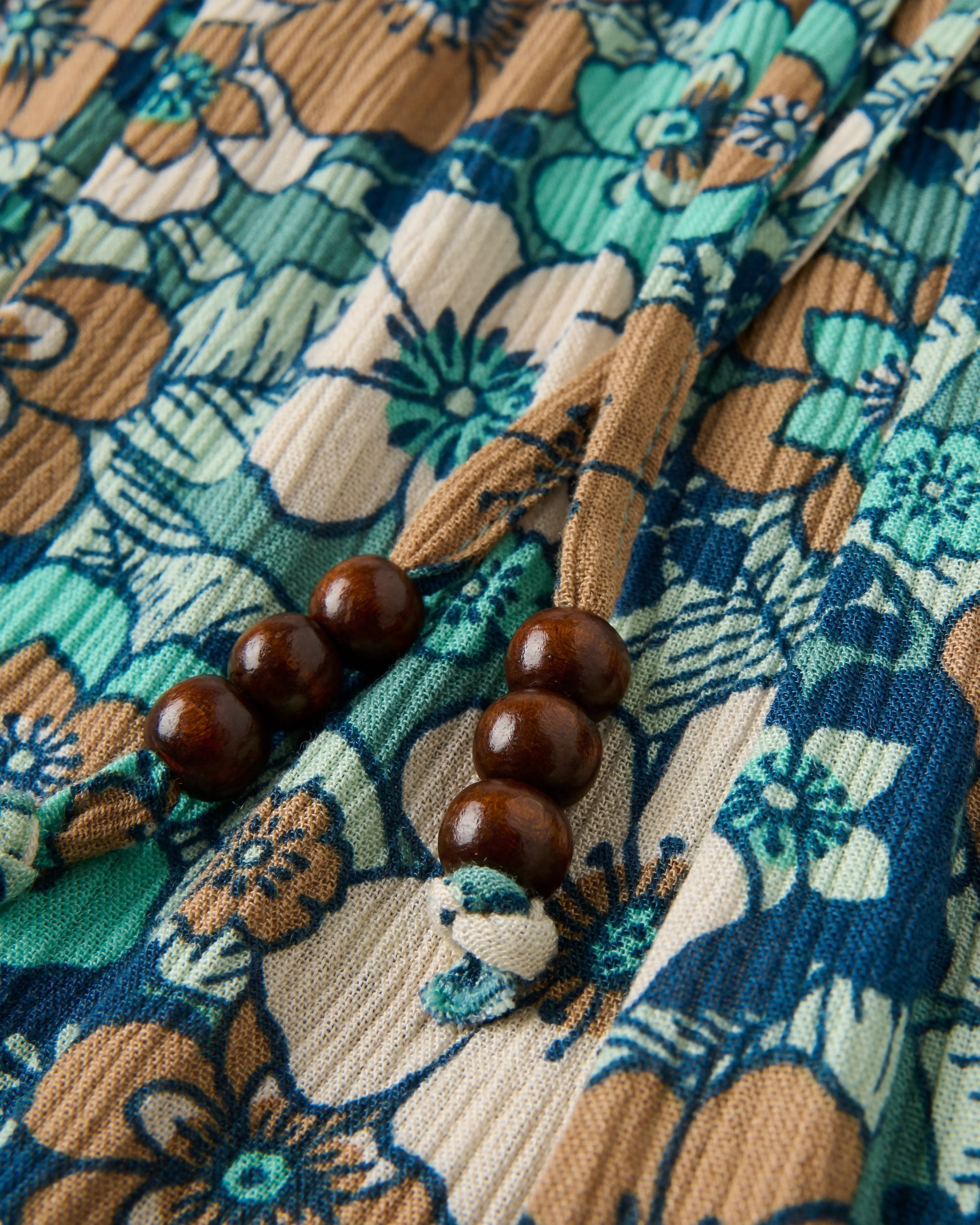 Dew EcoVero Woven Skirt - Vintage Floral Aqua