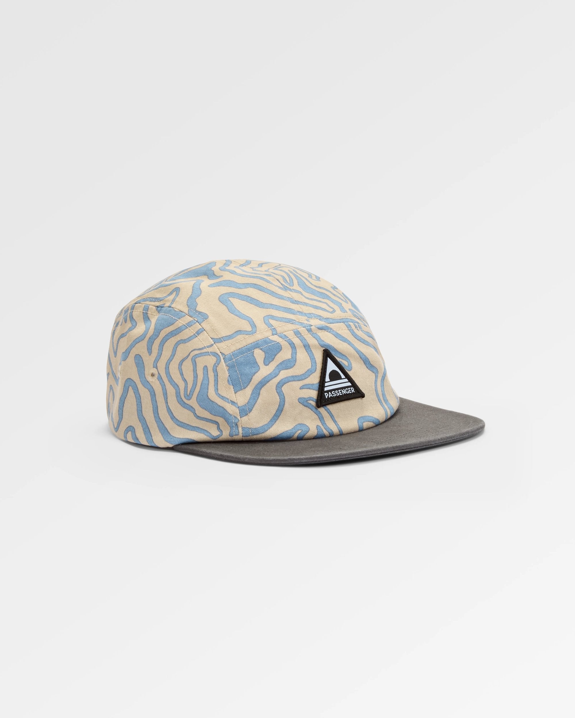 Coast Organic Cotton 5 Panel Cap - Strata Swirl Birch