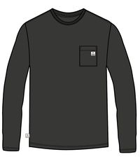 Heritage Organic Relaxed Fit LS T-Shirt - Black