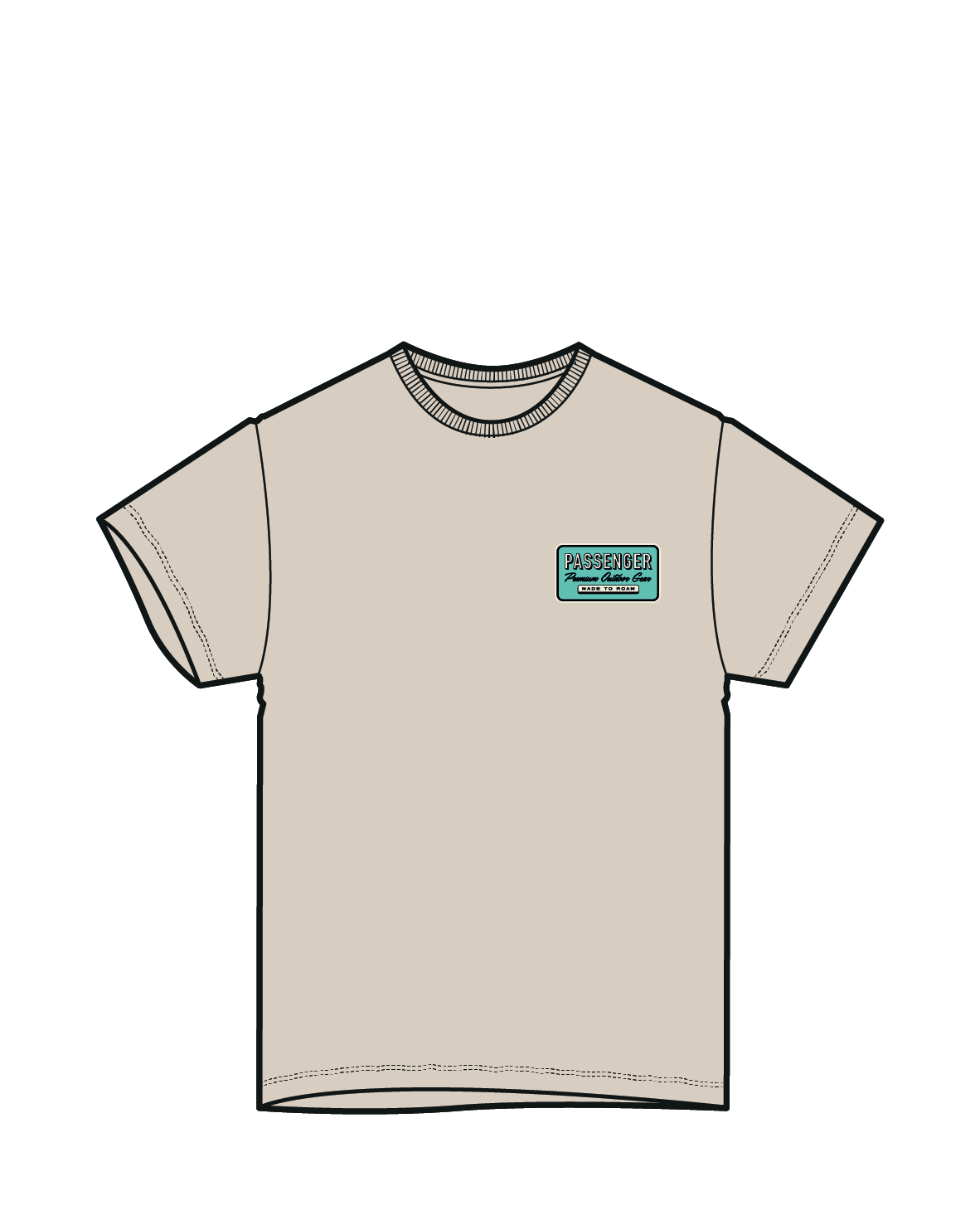 Beechey Recycled Cotton T-Shirt - Birch