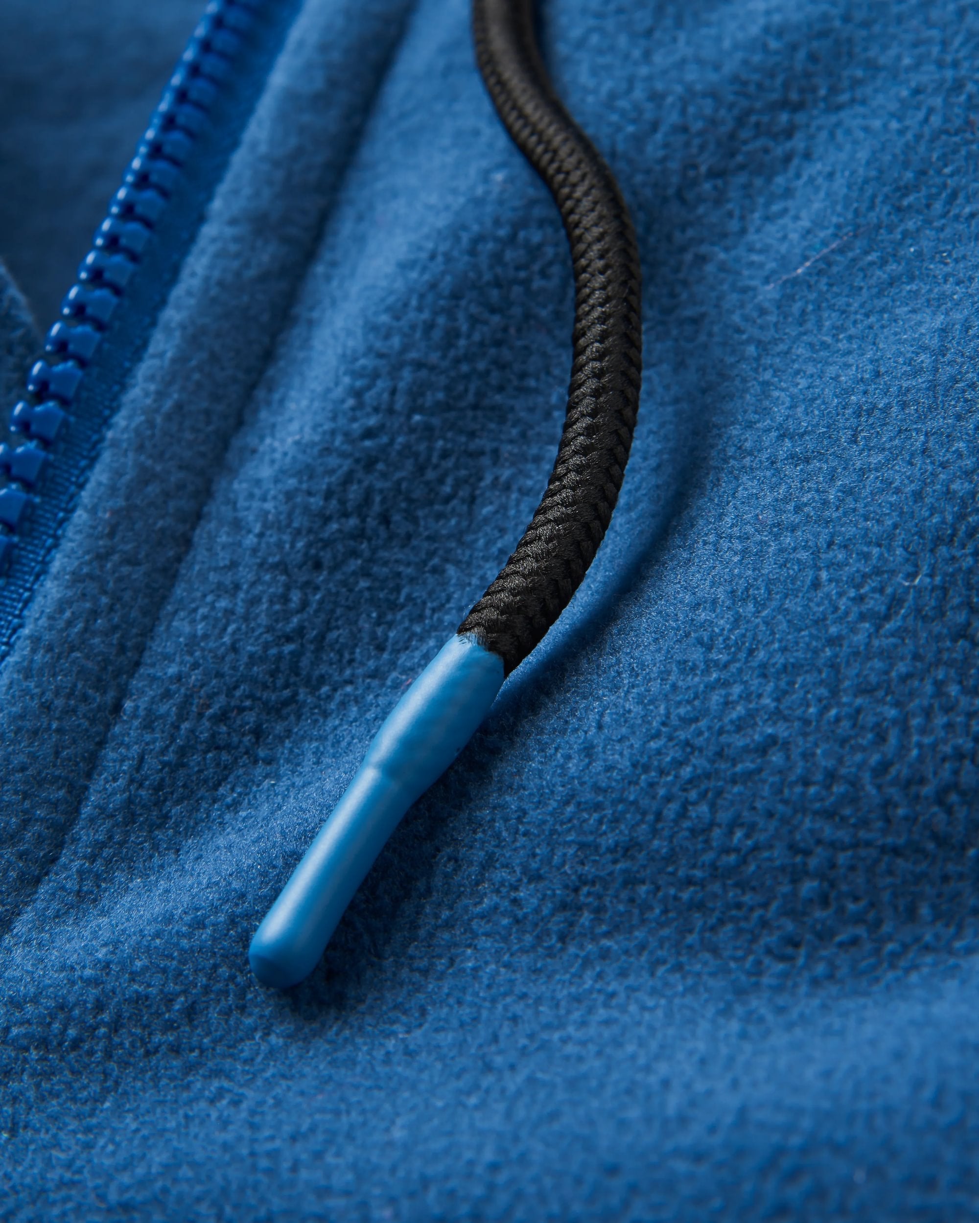 Ayla Micro Polartec® Hooded Fleece - Dark Denim