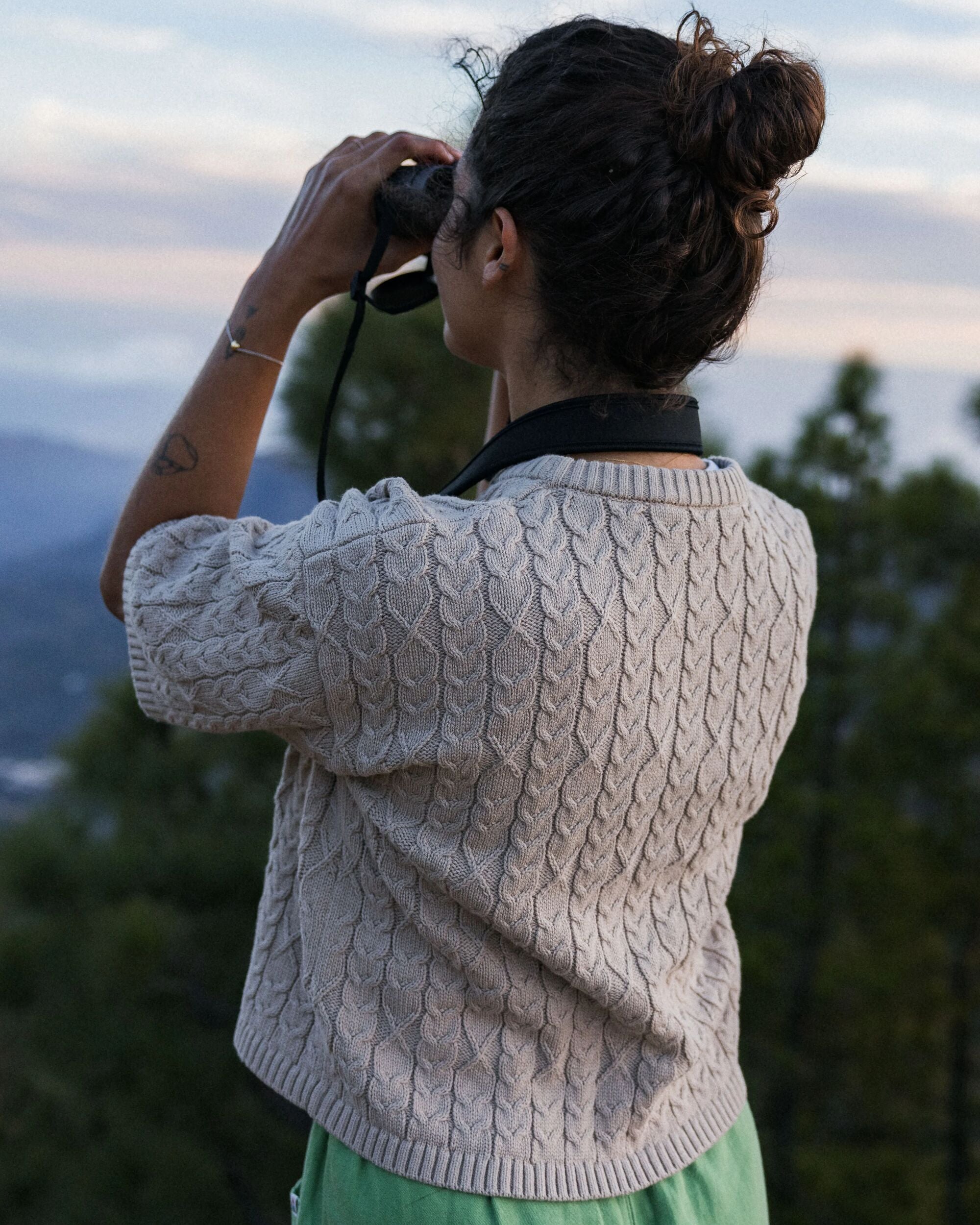 Homely Short Sleeve Knitted Jumper - Simply Taupe