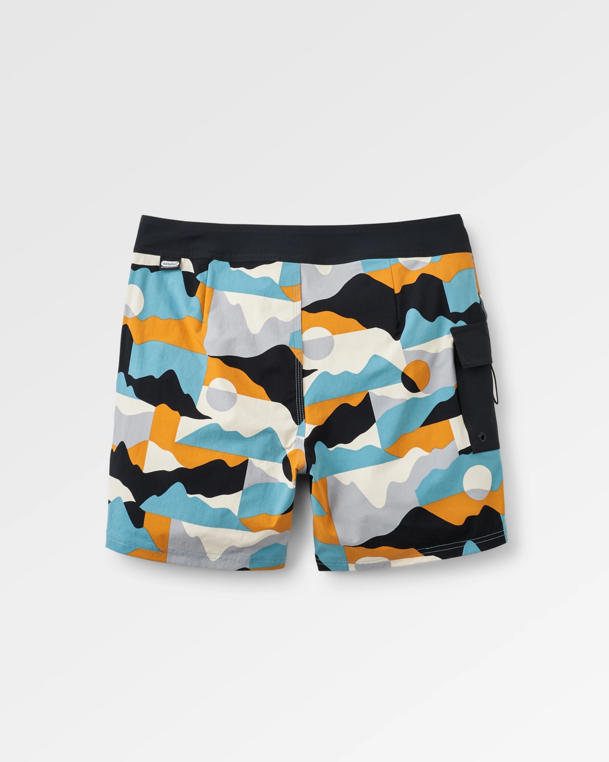 Cutback NetPlus® Recycled Boardshort - Vista Patchwork Arctic