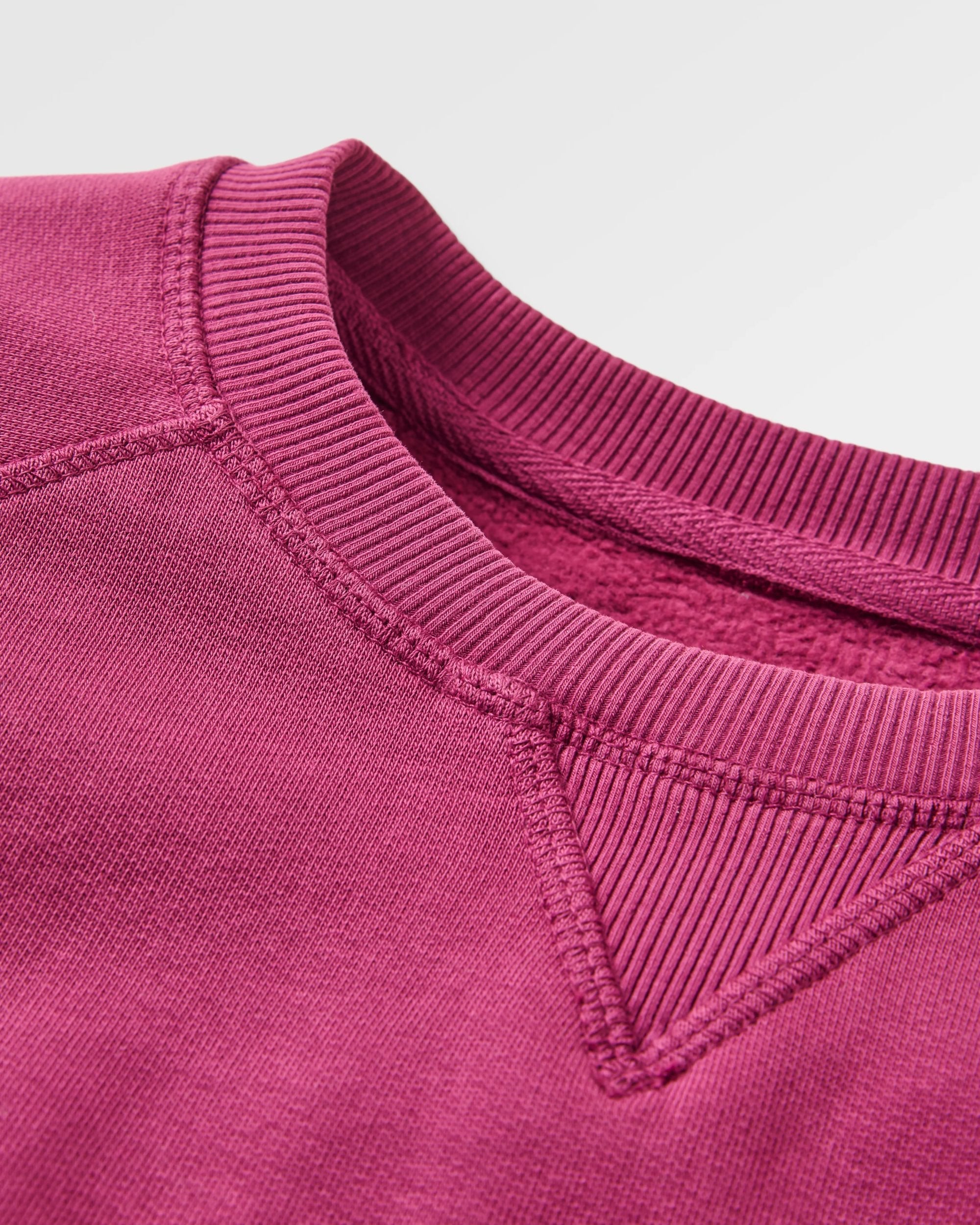 Heritage Recycled Cotton Sweatshirt - Warm Berry